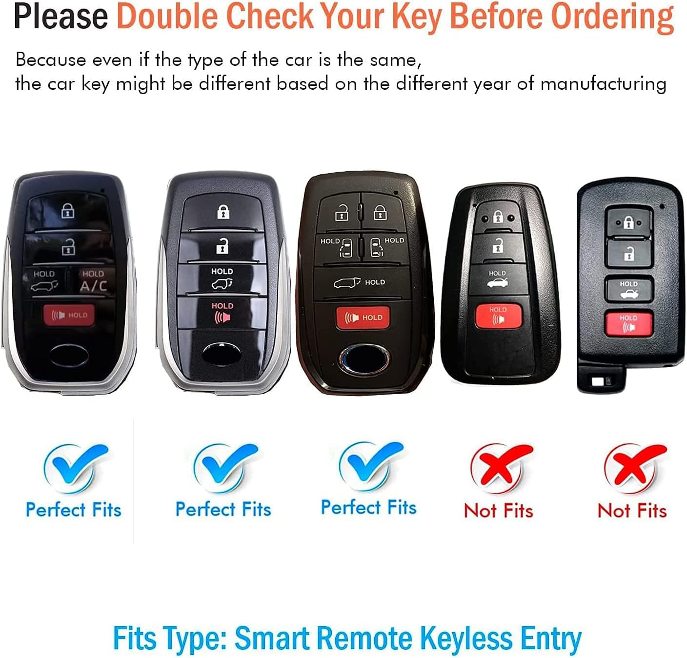 Compatible With Toyota Key Fob Cover With Keychain,Key Shell Case For 2025 Camry 2021-2024 Venza,Rav4 Prime,Sienna, 2019-2024 La