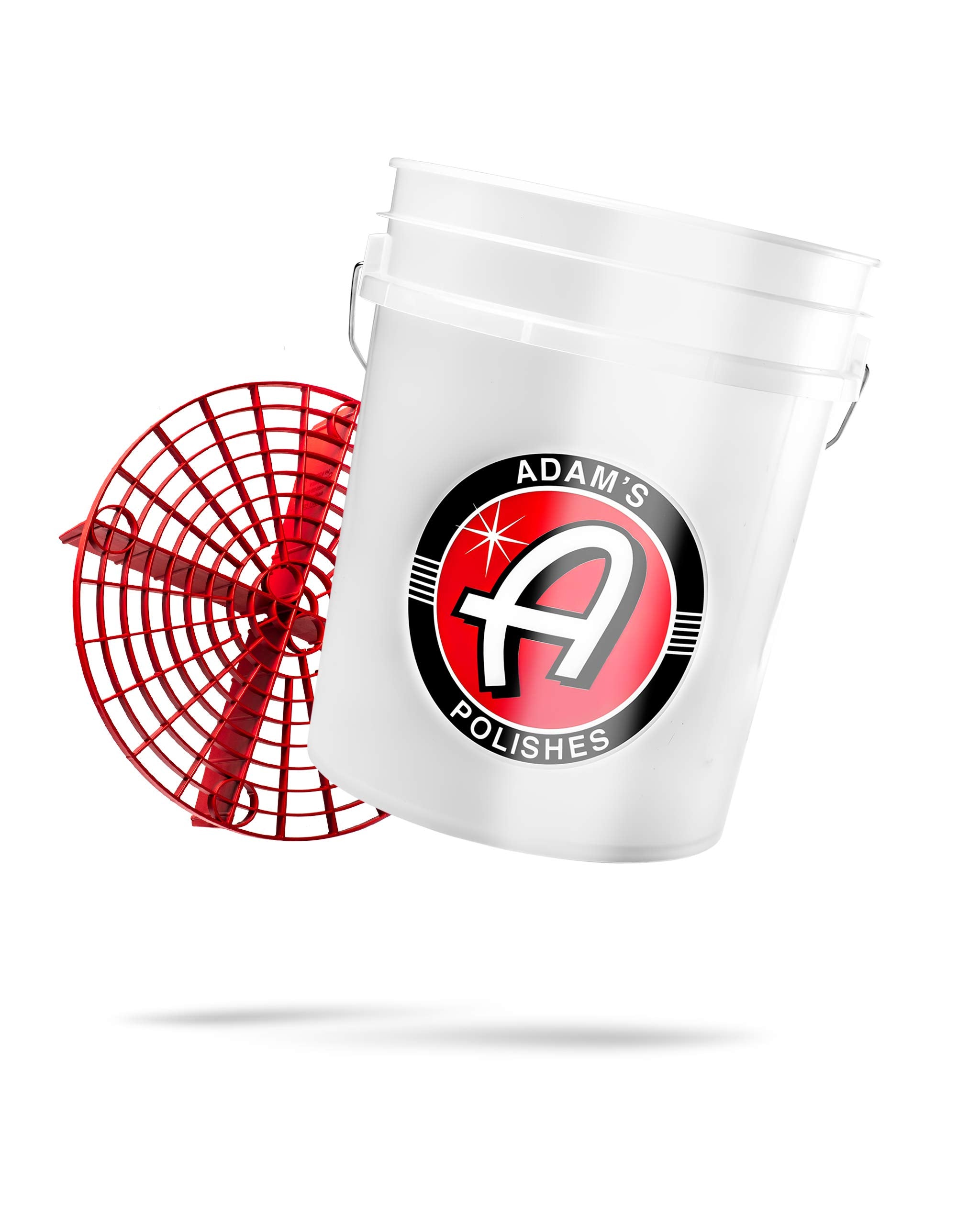 Adam 'S Polishes Wash Bucket (5 Gallon Bucket + Grit Guard) - Car Detailing Tool For Car Washing & Garage Storage | Stores Car W