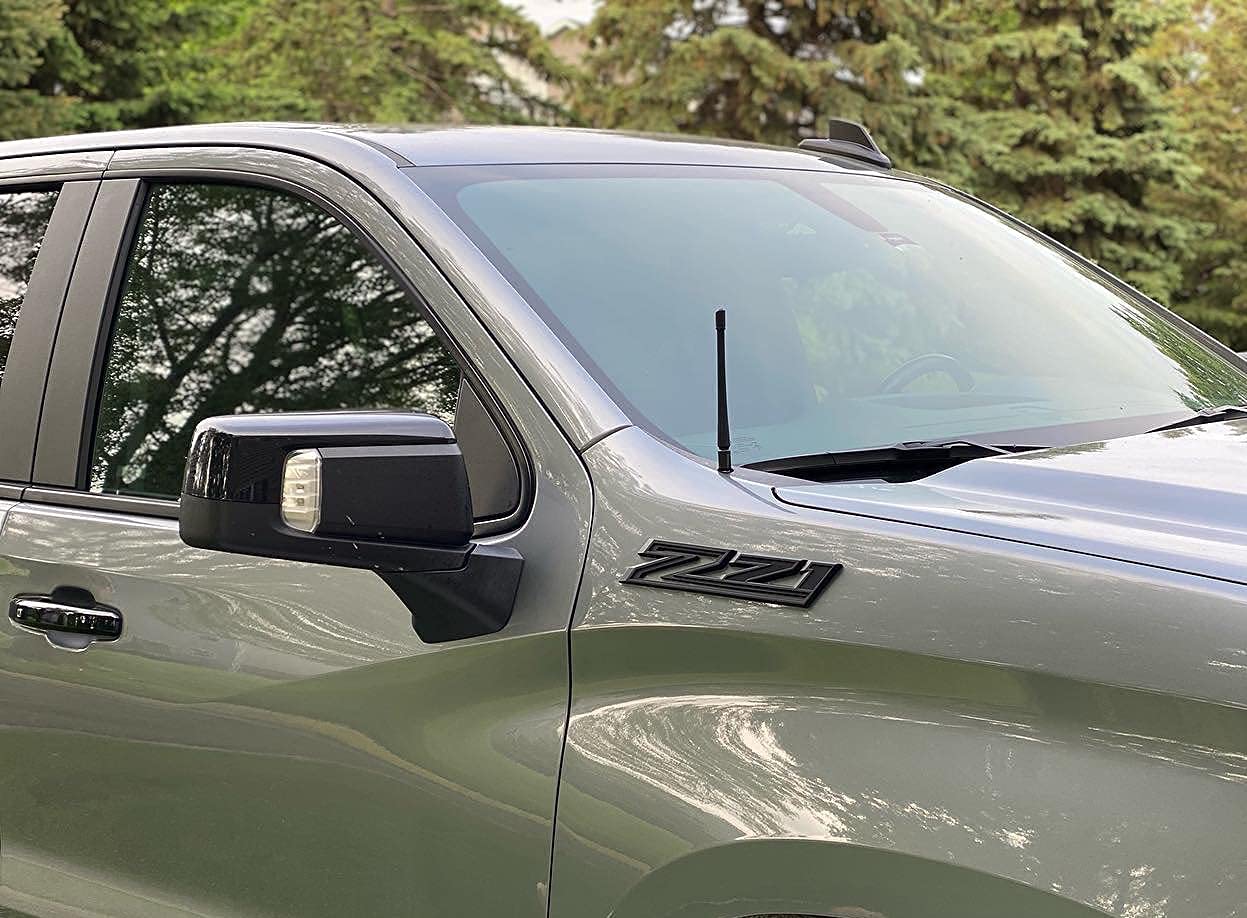 2Pack 2019-2024 Oem Z71 Emblems Side Decals Badges Compatible With Silverado Z71 Parts 84632695 (All Black)