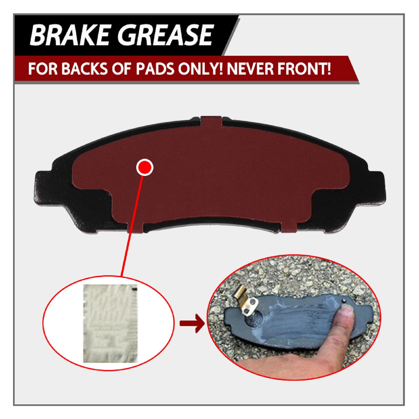 Sipautec-8Pcs Front Rear Ceramic Brake Pads Compatible With 2016 2017 2018 2019 2020 2021 Honda Hr-V All Trims