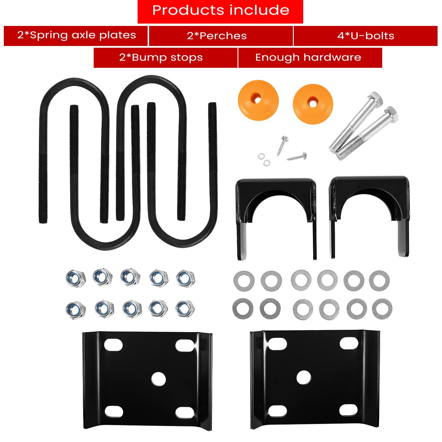 6' Rear Axle Flip Kit For Chevy Silverado Gmc C1500 1988-1998 Pickup Truck Lowering Drop Kit