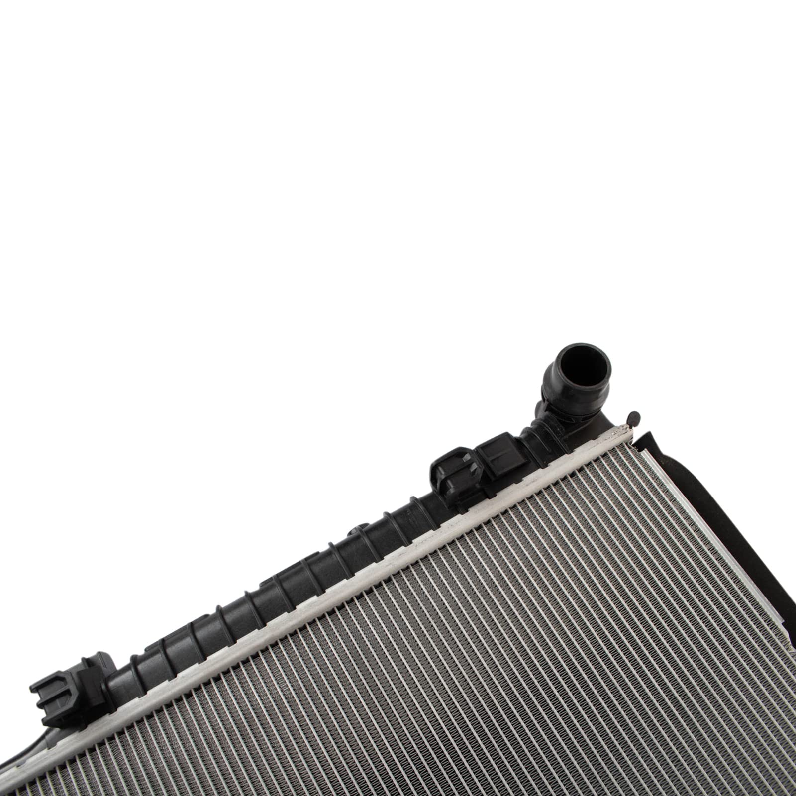 Trq Radiator Assembly Aluminum Core Compatible With 16-18 Volkswagen Golf 17-19 Golf Alltrack 15-19 Golf Sportwagen 16-22 Gti 18