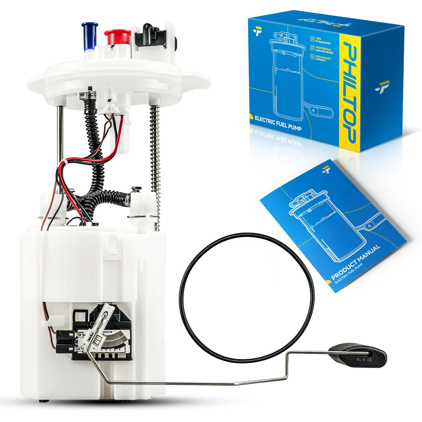 PHILTOP FG1607 Electric Fuel Pump Assembly Fit for Tucson 2010-2011, Sportage 2011 2.4L, Electric Fuel Pump Module Assembly Kit