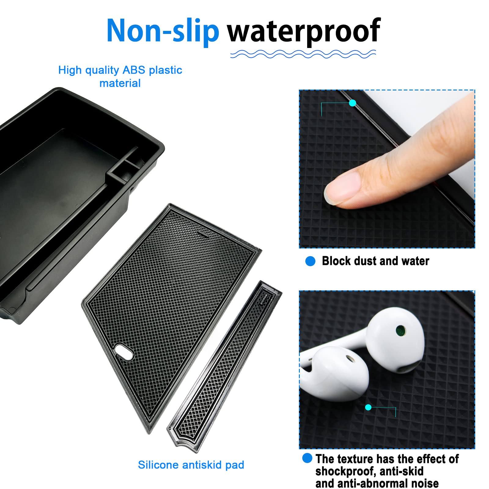 Shaohao 2023 2024 Cadillac Lyriq Center Console Organizer For 2023 Cadillac Lyriq Luxury 2024 Cadillac Lyriq (Tech, Luxury, Spor