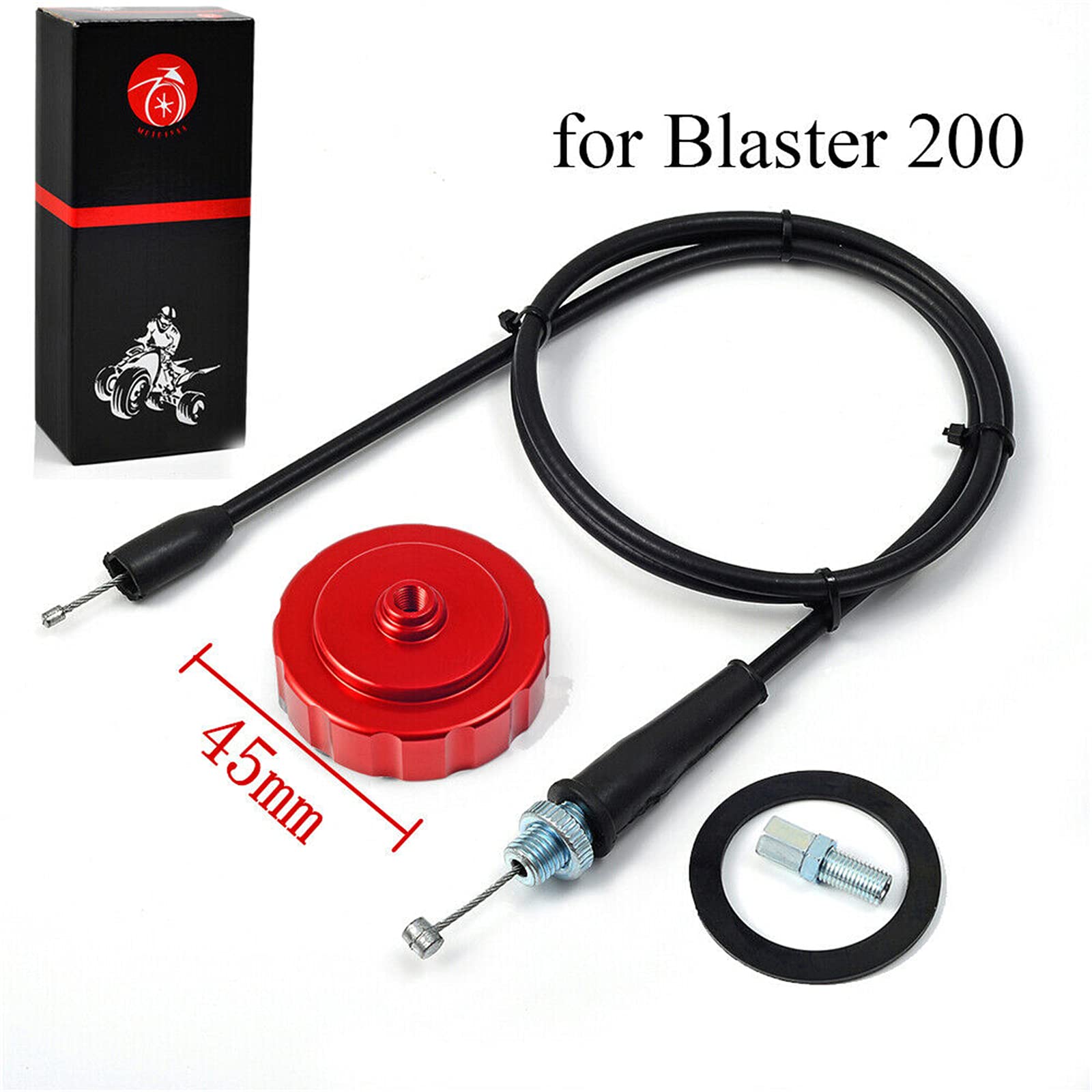 Moto1988 Throttle Cable And Cap For Yamaha Blaster 1988-2006