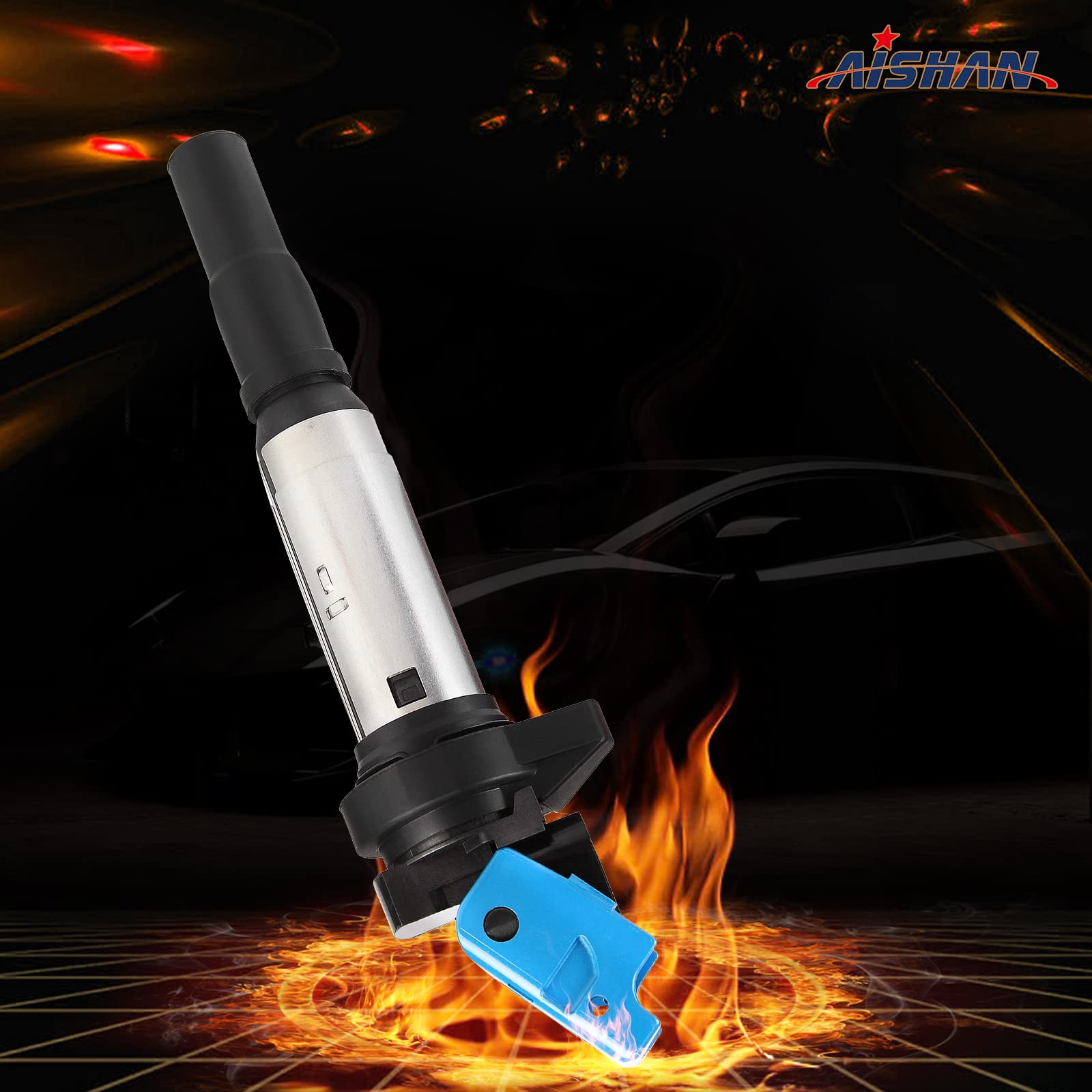 Aishan Set Of 4 Ignition Coil Pack Compatible With Mini Cooper Countryman Paceman L4 1.6L Dohc Sohc | Replace# Uf598,12137575010