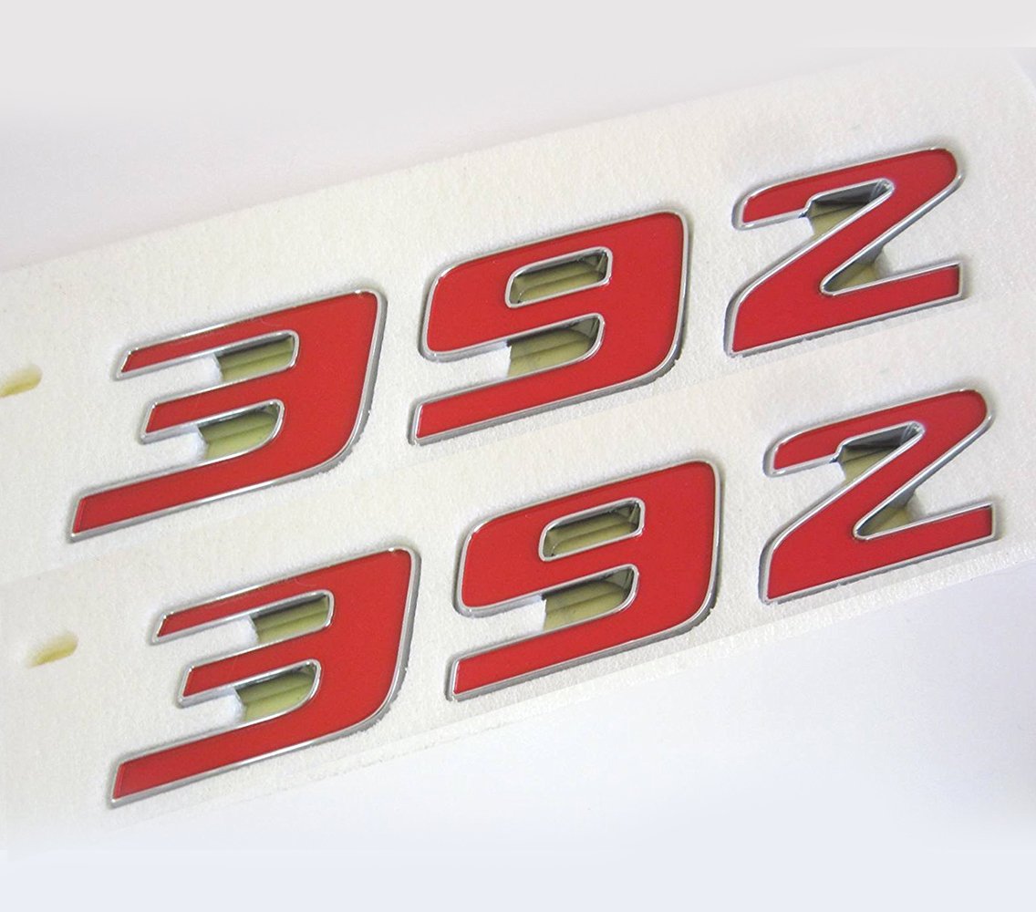 Yoaoo 2X Oem Red 392 Emblem Badge Decal 3D Logo Replacement For 300C 392 Badge