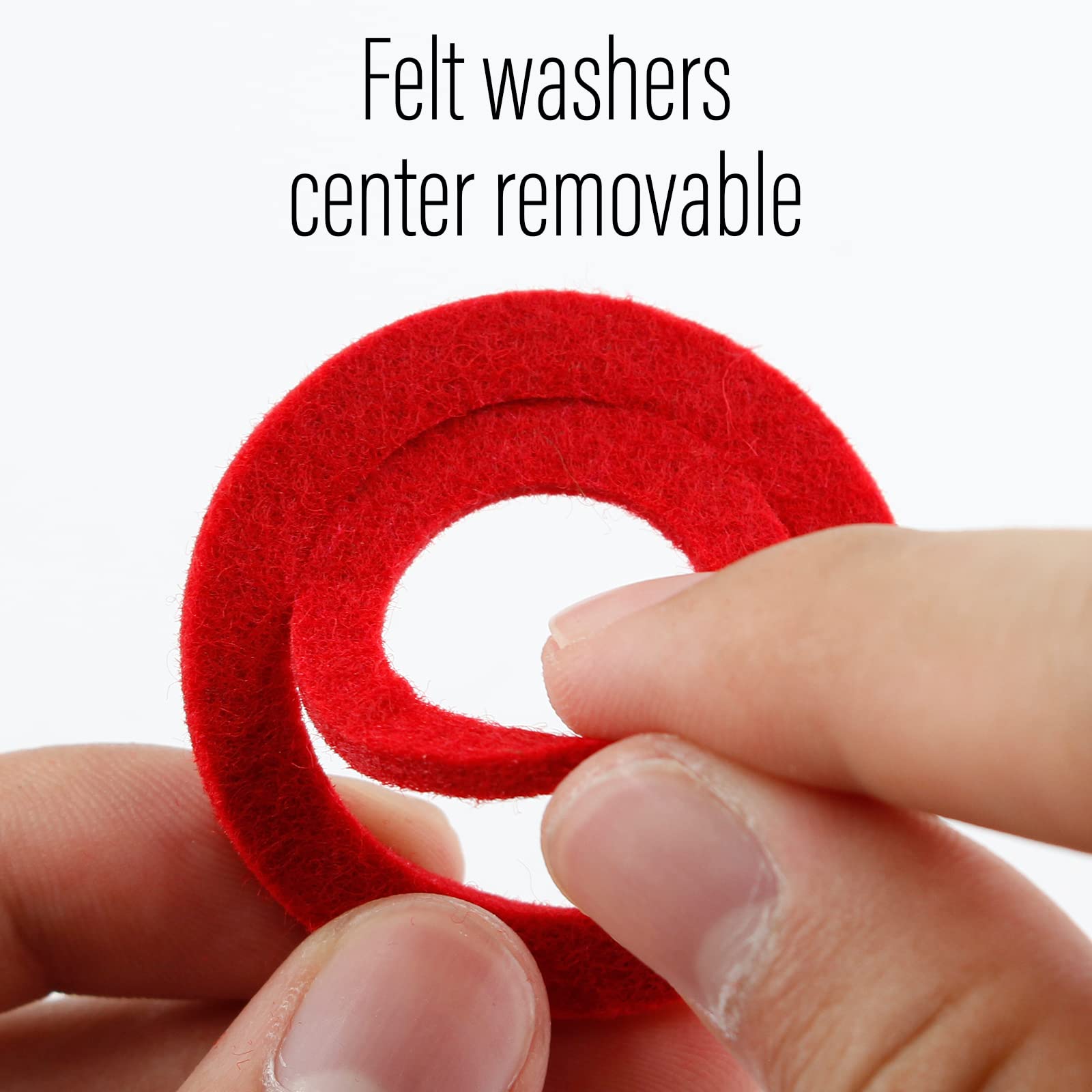 Bonsicoky 20 PCS Battery Terminal Anti Corrosion Washers Fiber, 10 Red & 10 Green Battery Terminal Protector