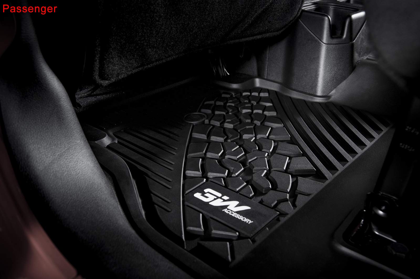 3W Floor Mats&Cargo Liner Fit For Jeep Cherokee 2015-2023, All Weather Custom Fit Trunk Liner For Jeep Cherokee, Heavy Duty Trun