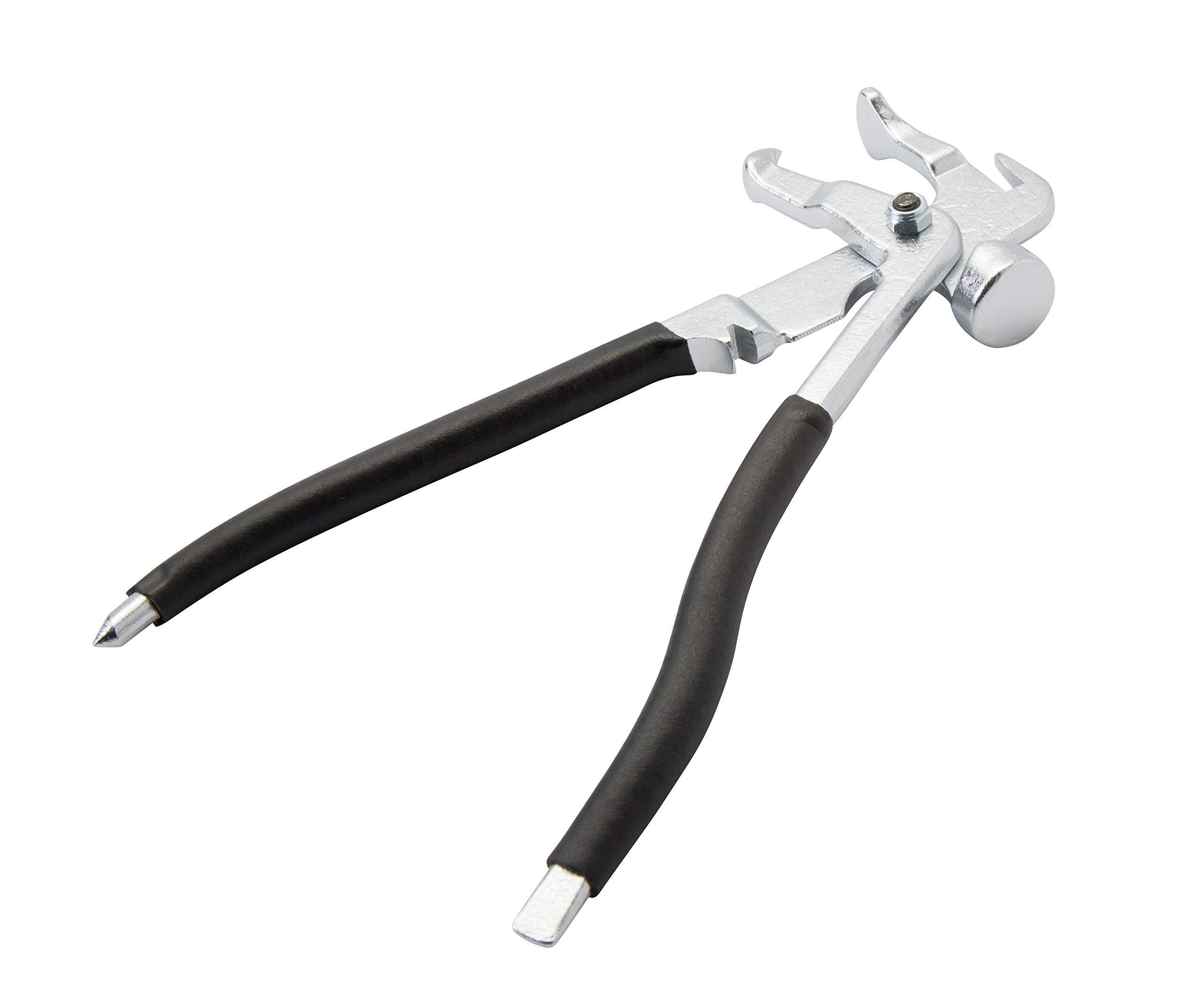 Steelman Heavy-Duty Wheel Weight Hammer, Durable Steel, Nickel Plated Finish