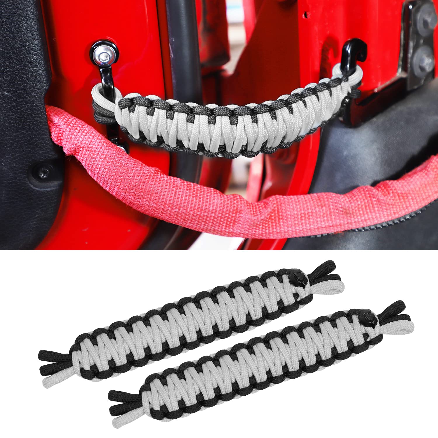 Savadicar Door Limiting Straps Swing Door Check Limiter For 1987-2022 Jeep Wrangler Tj Jk Jku Jl Jlu & Gladiator Jt 2/4 Door, In