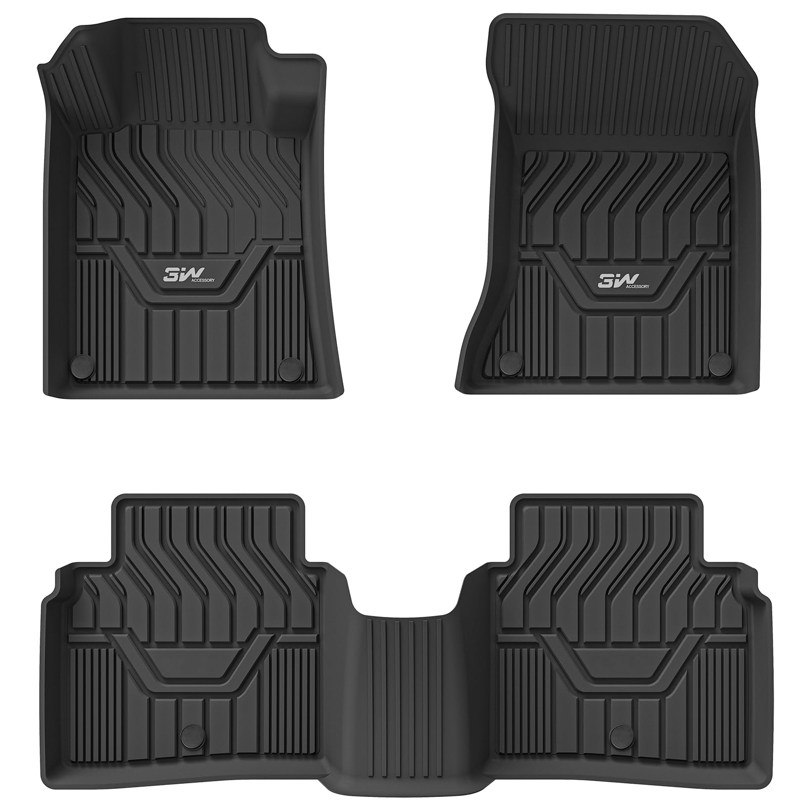 3W Floor Mats Custom Fit For Nissan Altima 2019-2023 2024 2025, Tpe All Weather Accessories Custom Fit Floor Liner For Nissan Al