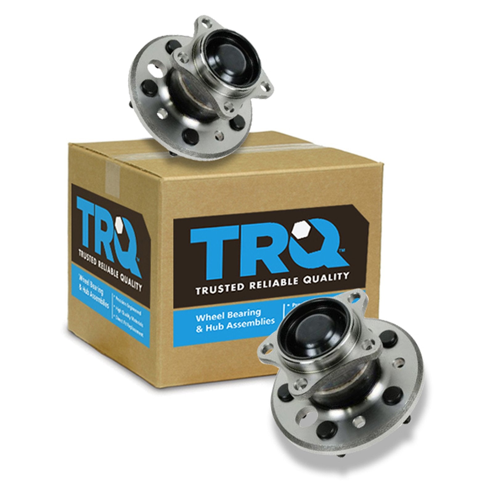 Trq Rear Wheel Hub Bearings Assembly Set Compatible With 2002-2004 Toyota Camry