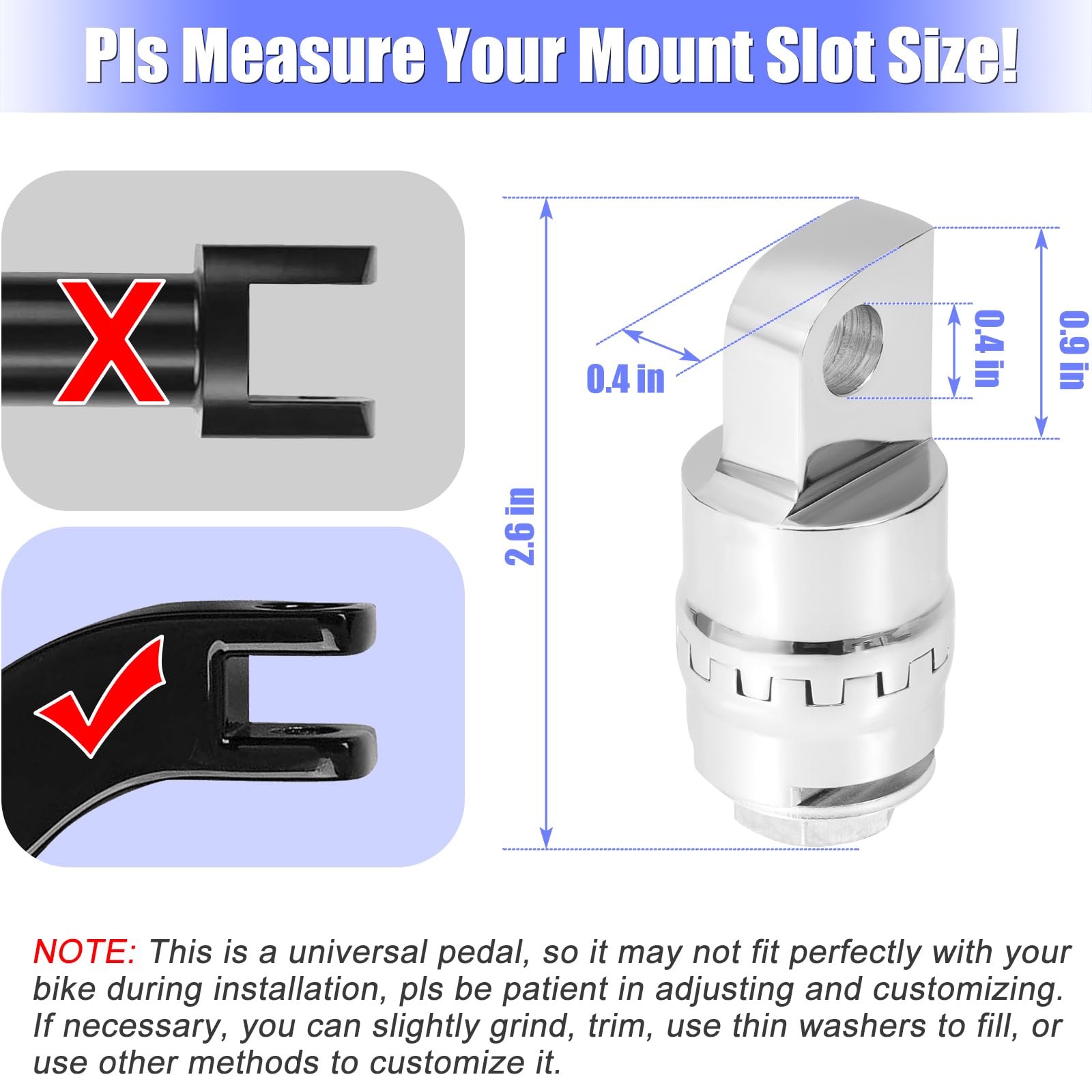 Motorcycle Floorboards for Harley, Rider/Driver/Passenger Footboard Footrest Foot Peg for Harley Davidson Touring Street/Electra