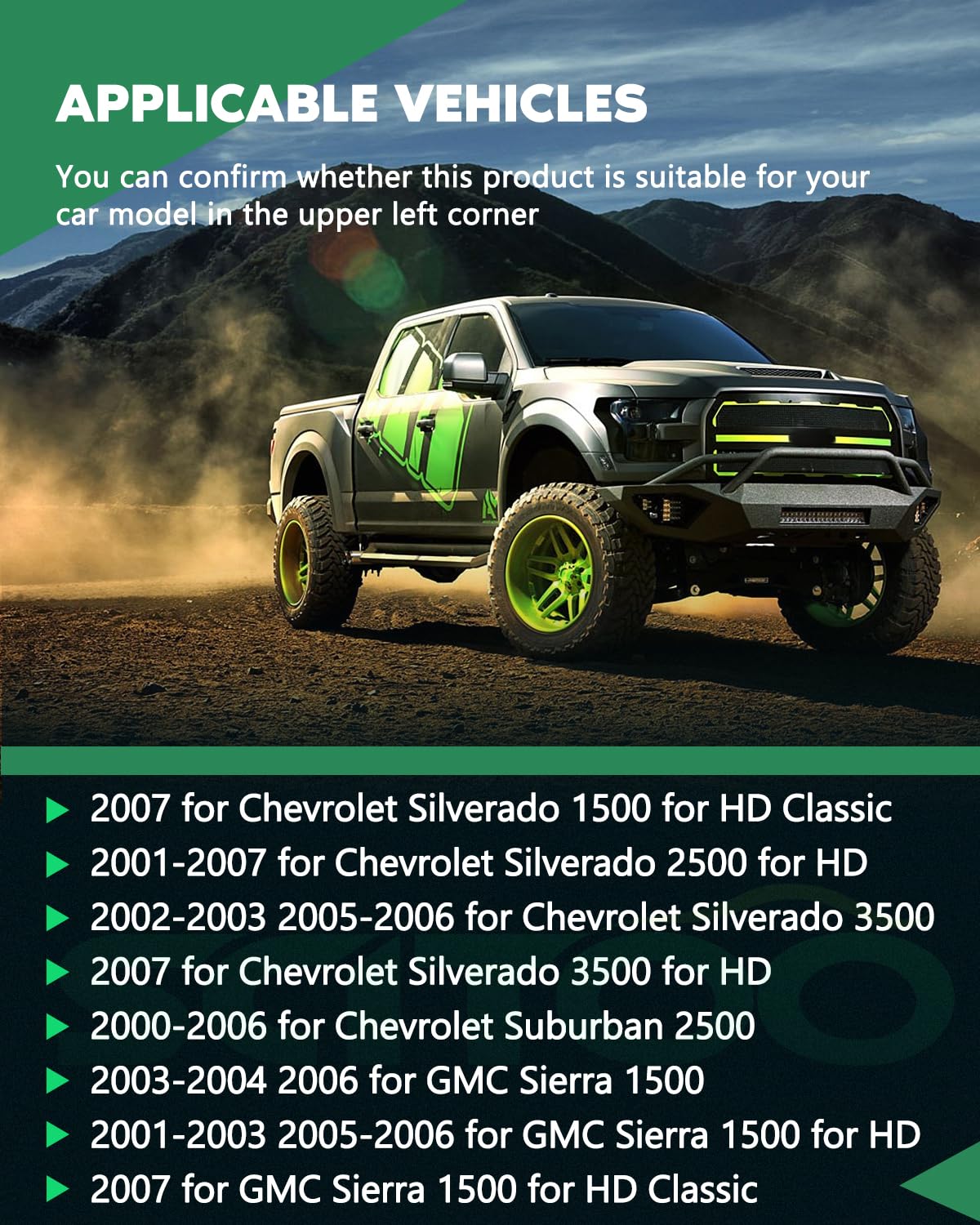 Scitoo 2 Pcs Front Left Right Abs Wheel Speed Sensors Fit For Chevy Avalanche 2500/Silverado 1500/2500/3500/Suburban 2500, For G