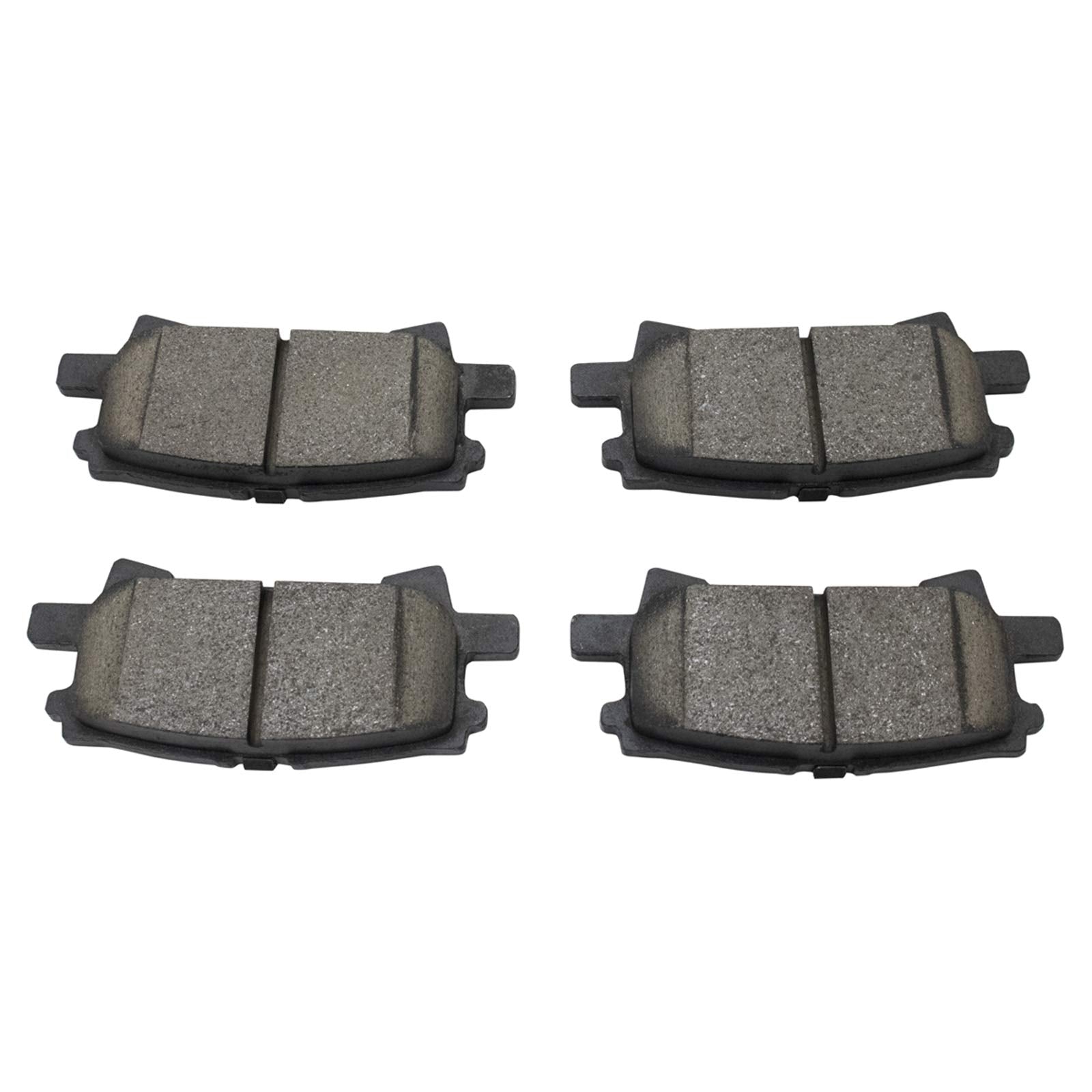TRQ Rear Brake Pads Ceramic Compatible with 2004-2006 Lexus RX330 2007-2009 RX350 2006-2008 RX400h 2004-2007 Toyota Highlander