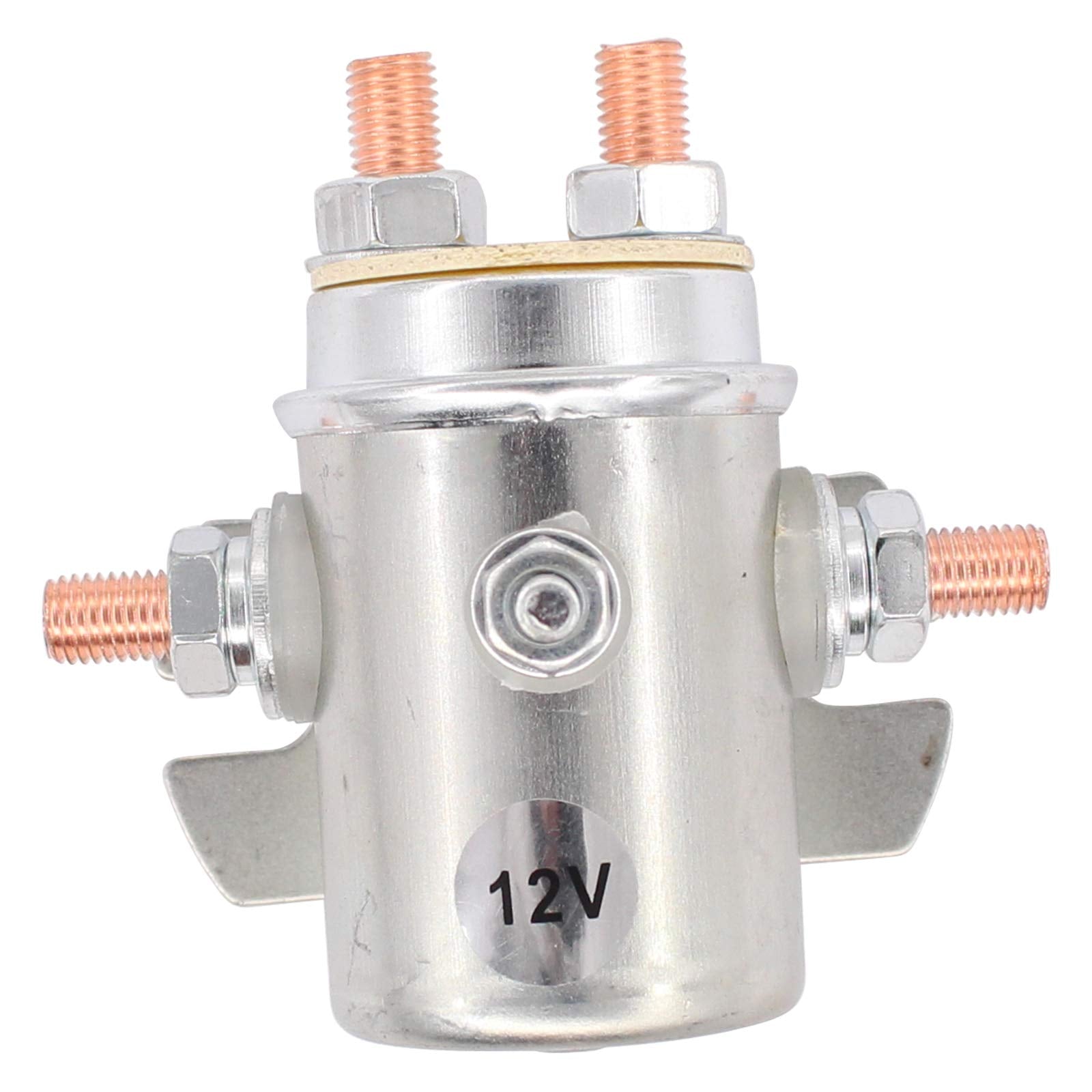 Applianpar Pack Of 2 Solenoid Relay Switch 440003 440110 24401-01 For Prestolite Ramsey Winch Golf Continuous Duty 12V 5-Terminal