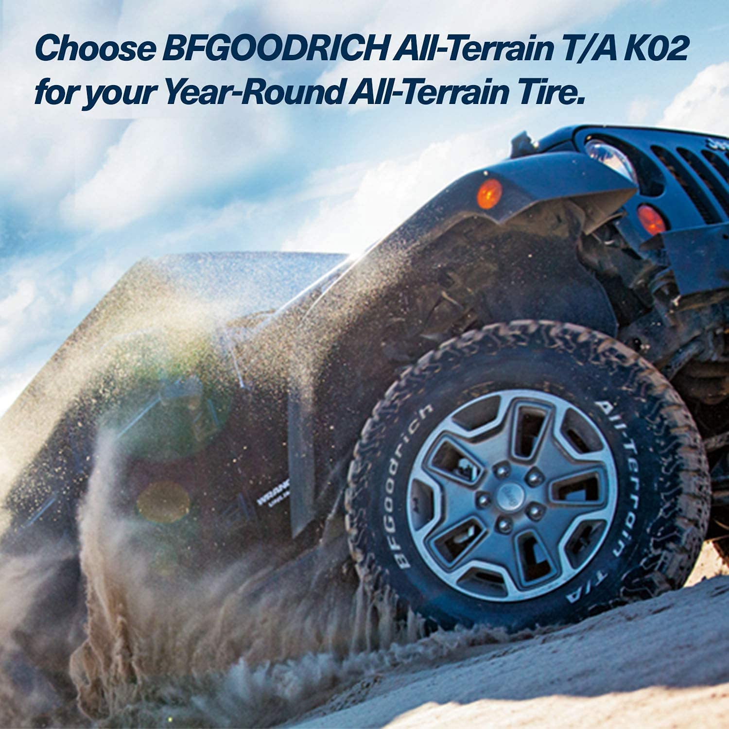 Bfgoodrich All Terrain T/A Ko2 Radial Car Tire For Light Trucks, Suvs, And Crossovers, Lt225/65R17/D 107/103S
