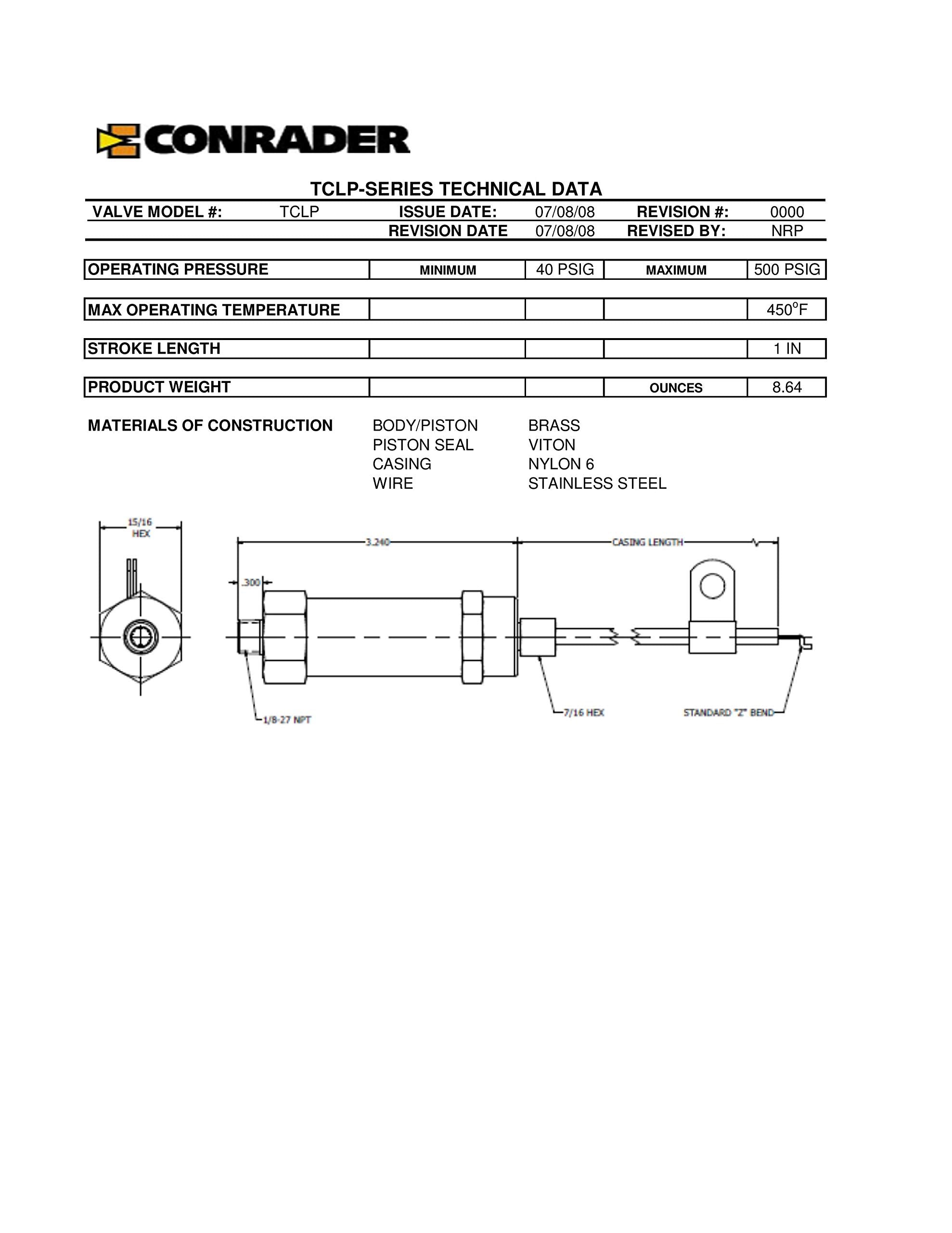 Conrader Throttle Control Cable Bullwhip For Gas Air Compressors 8Hp To 14Hp (30' Cable)