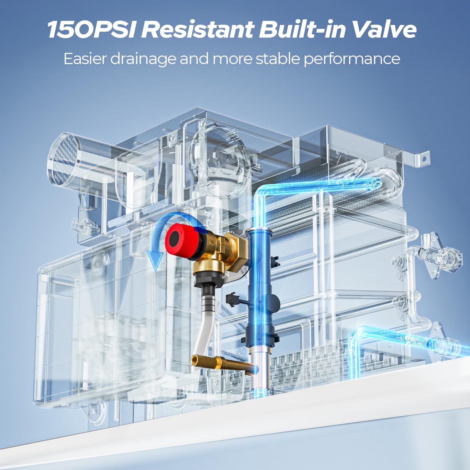 FOGATTI RV Tankless Water Heater, InstaShower 8 Plus, Gen 2, with 15 x 15 inches White Door and Remote Controller, DC 12V, Best