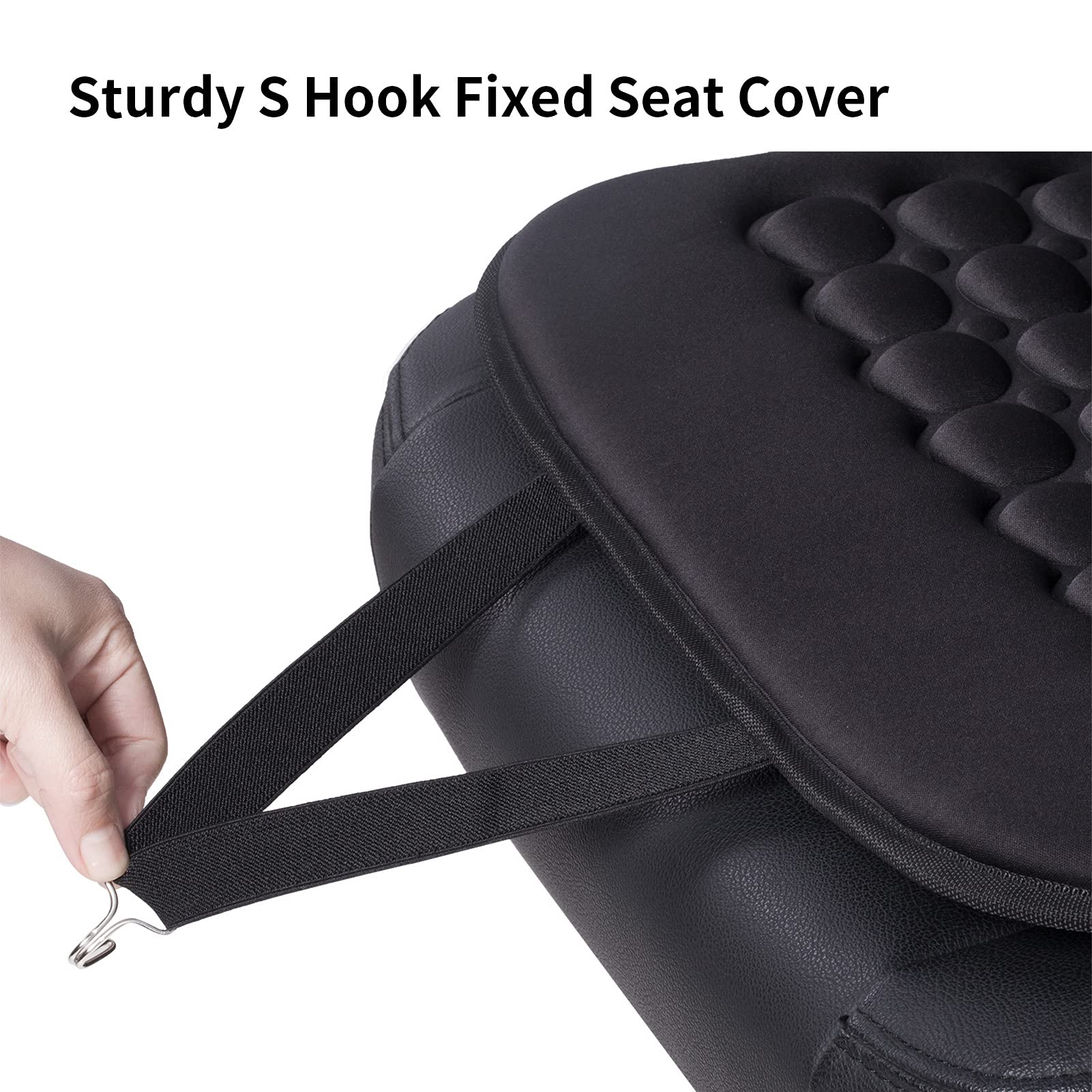 Fremont Auto Car Seat Cover Breathable Seat Protector- Made With Premium Polyester And Massage Magnet Bubble Cushion - Adjustabl