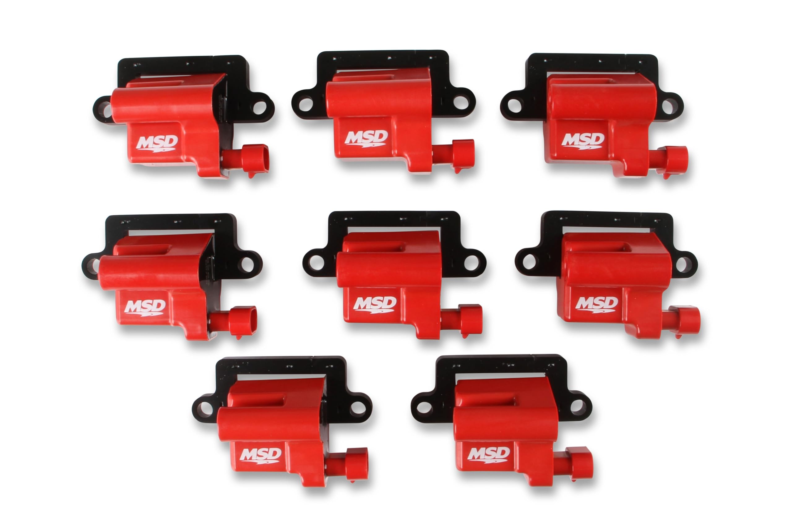 Msd 82648 Ignition Coil Blaster Ls Series, Red, 8-Pack