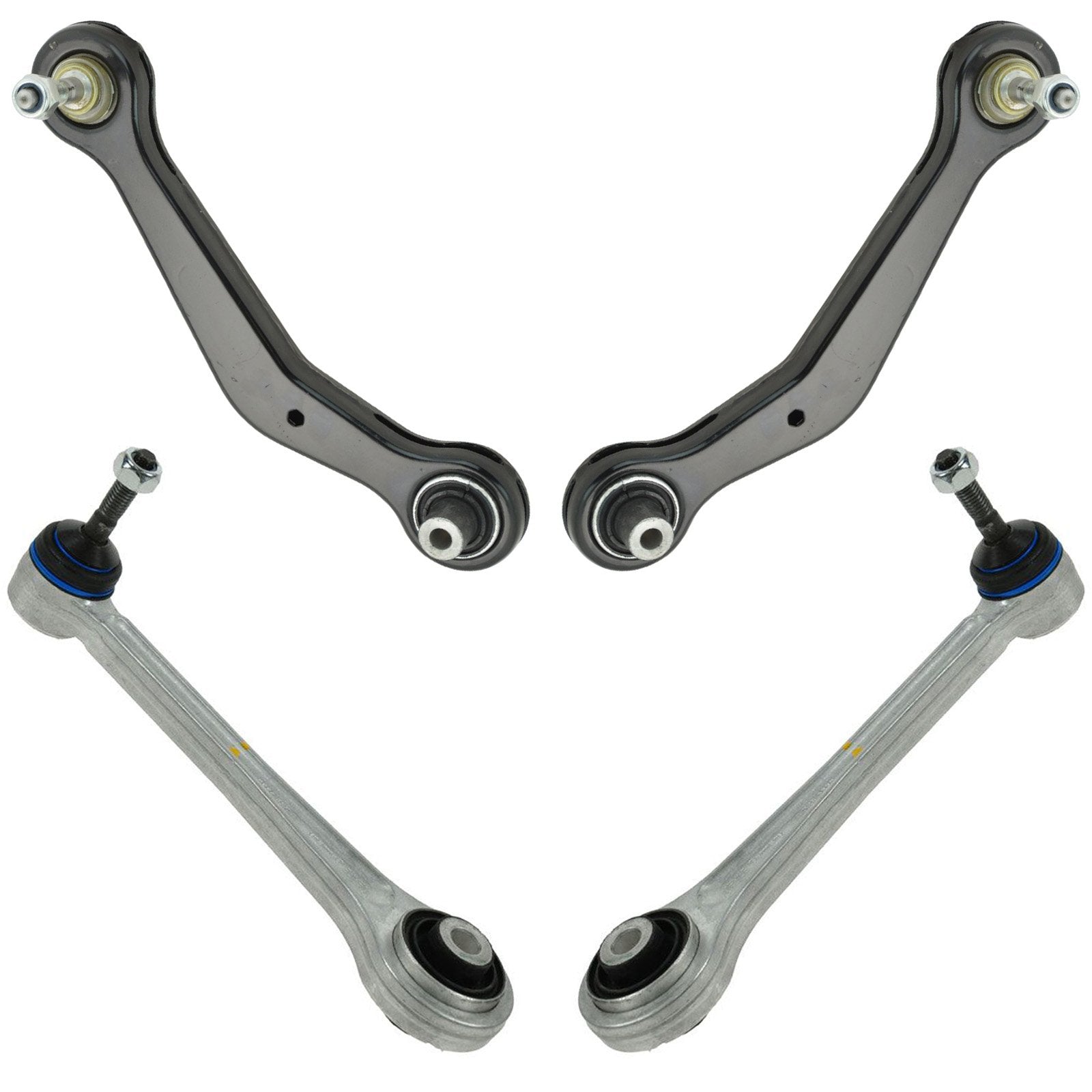 TRQ Rear Upper Control Arm with Ball Joint Set Compatible with 2000-2006 BMW X5