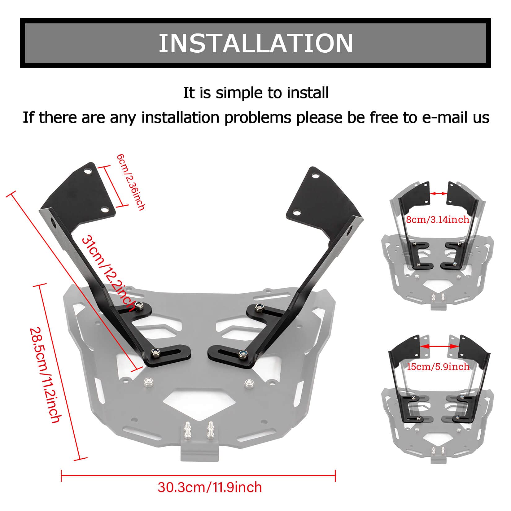 Psler Motorcycle Luggage Rack For Cb500X Cb500F Cb500R Cb400X Cb500 Accessories Rear Carrier For Cb500
