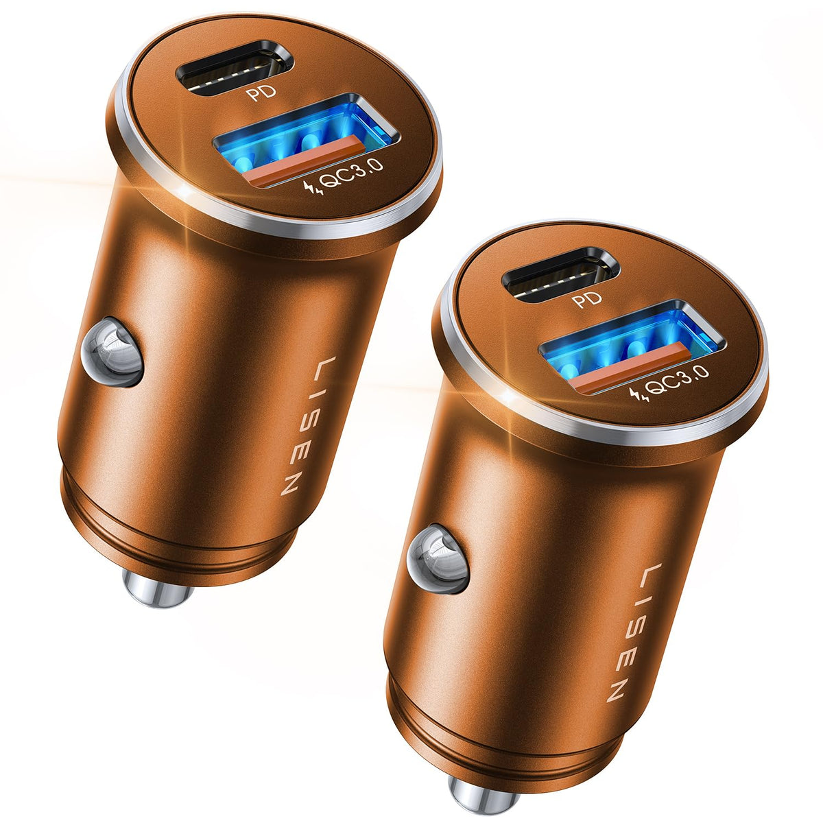 Lisen 54W Car Phone Charger Usb C, Cigarette Lighter Adapter, Car Accessories Fo WBCARB0CMT2XPRR