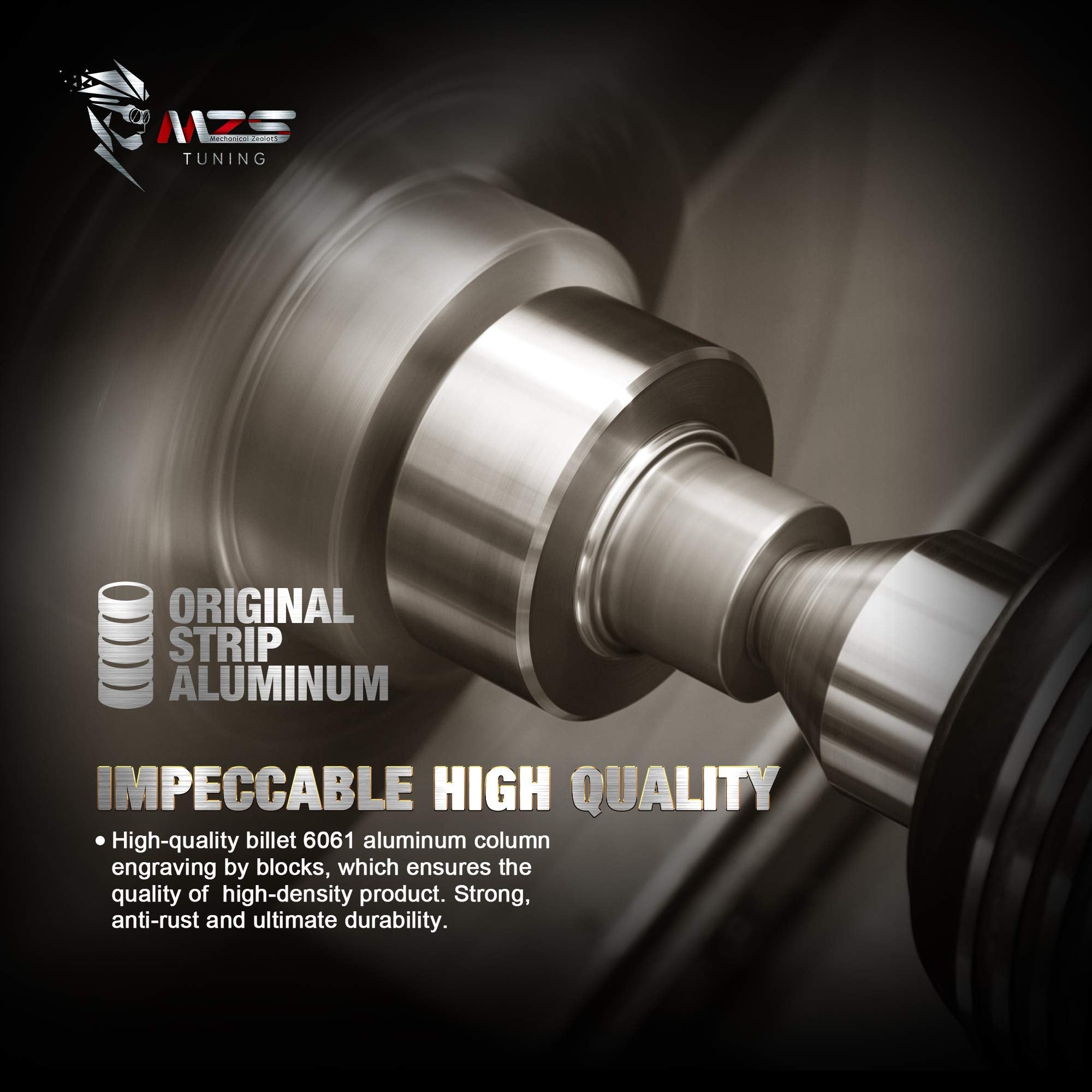 Mzs 3.5 Inch Front Leveling Kit Upper+Lower Lift Strut Spacers Compatible With 2007-2025 Silverado Sierra Yukon Suburban 1500 Ta