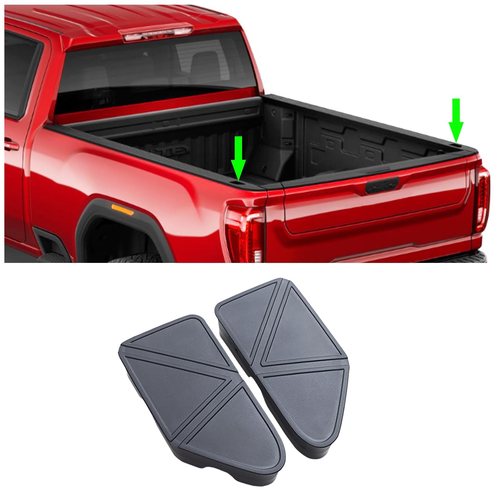 Jkcover Bed Rail Stake Pocket Covers Compatible With Chevy Silverado/Gmc Sierra 2500/3500Hd(2020-2023 2024) Chevy Silverado/Gmc 