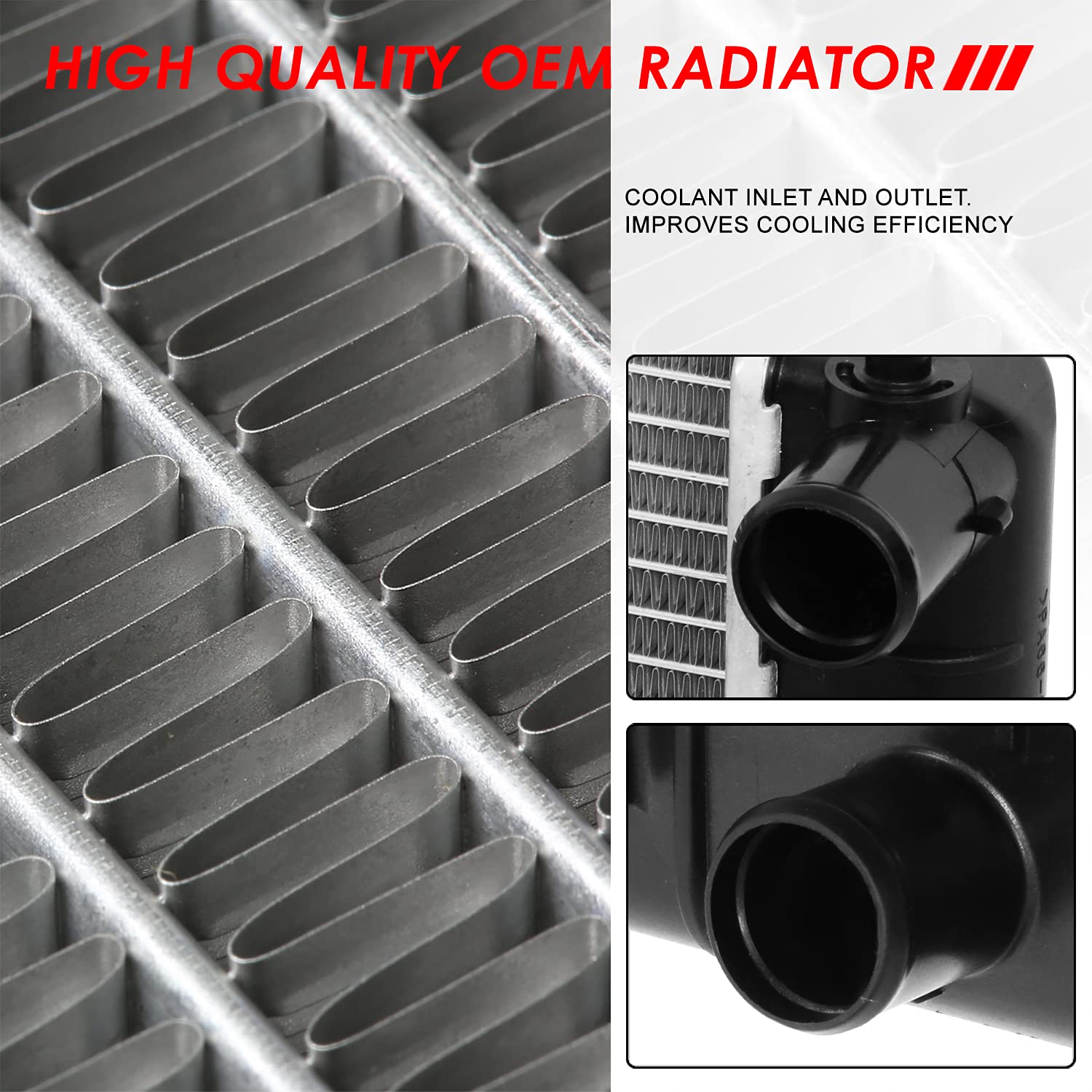 Auto Dynasty Radiator Compatible With 04-10 Chevy Cobalt Pontiac G5 Saturn Ion 2.0L 2.2L 2.4L At Mt, Dpi 2775 Factory Style 1-Ro