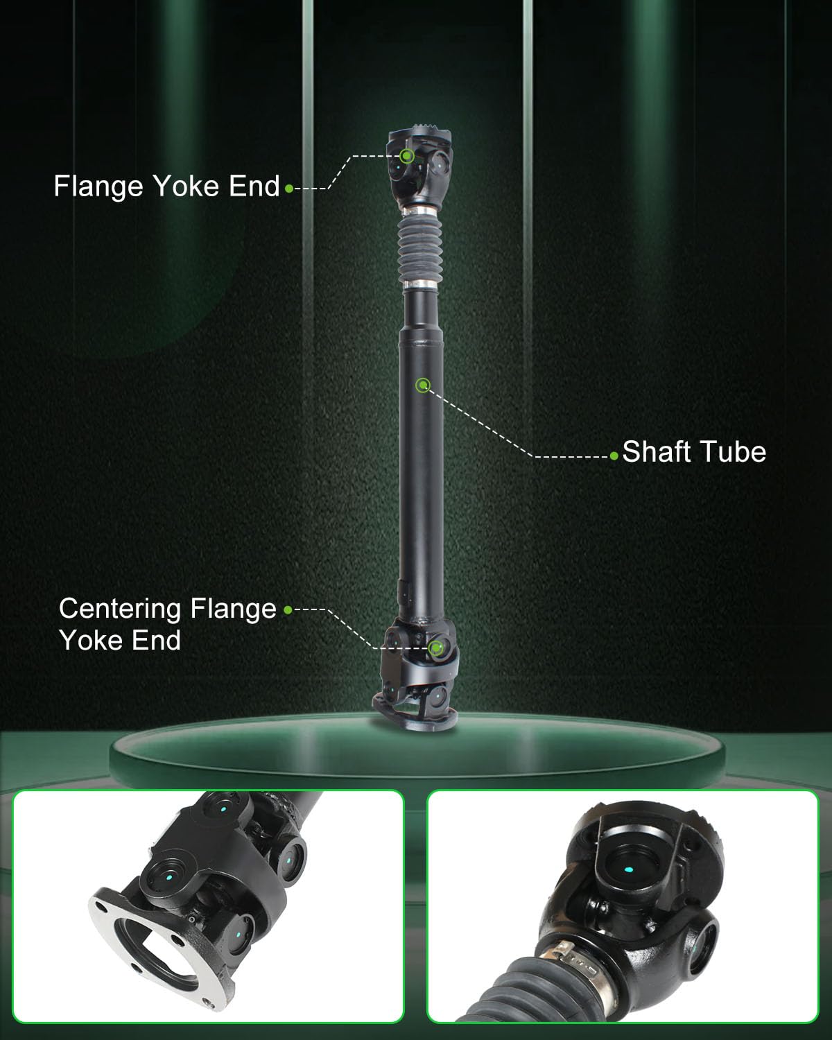 SCITOO Front Drive shaft Assembly Propeller Shaft Compatible For Dodge Ram 2500 3500 2003-2013 938-163 65-9540 938163 659540 - [