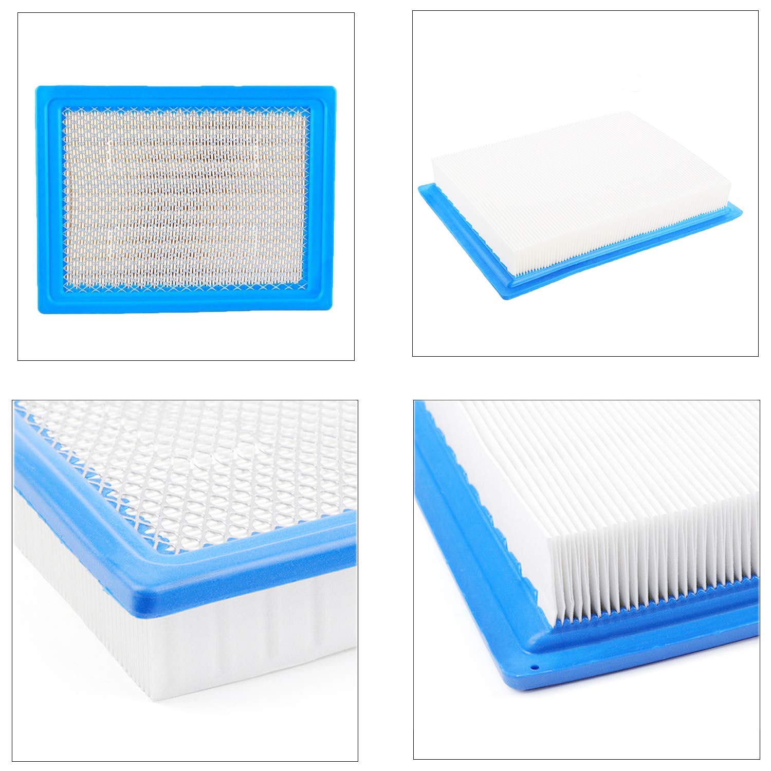 Wadoy Ranger 900 XP Air Filter 7081706 Replacement Compatible with Polaris RZR 570 900 1000 XP Crew Diesel - Carbon Fiber, Blue