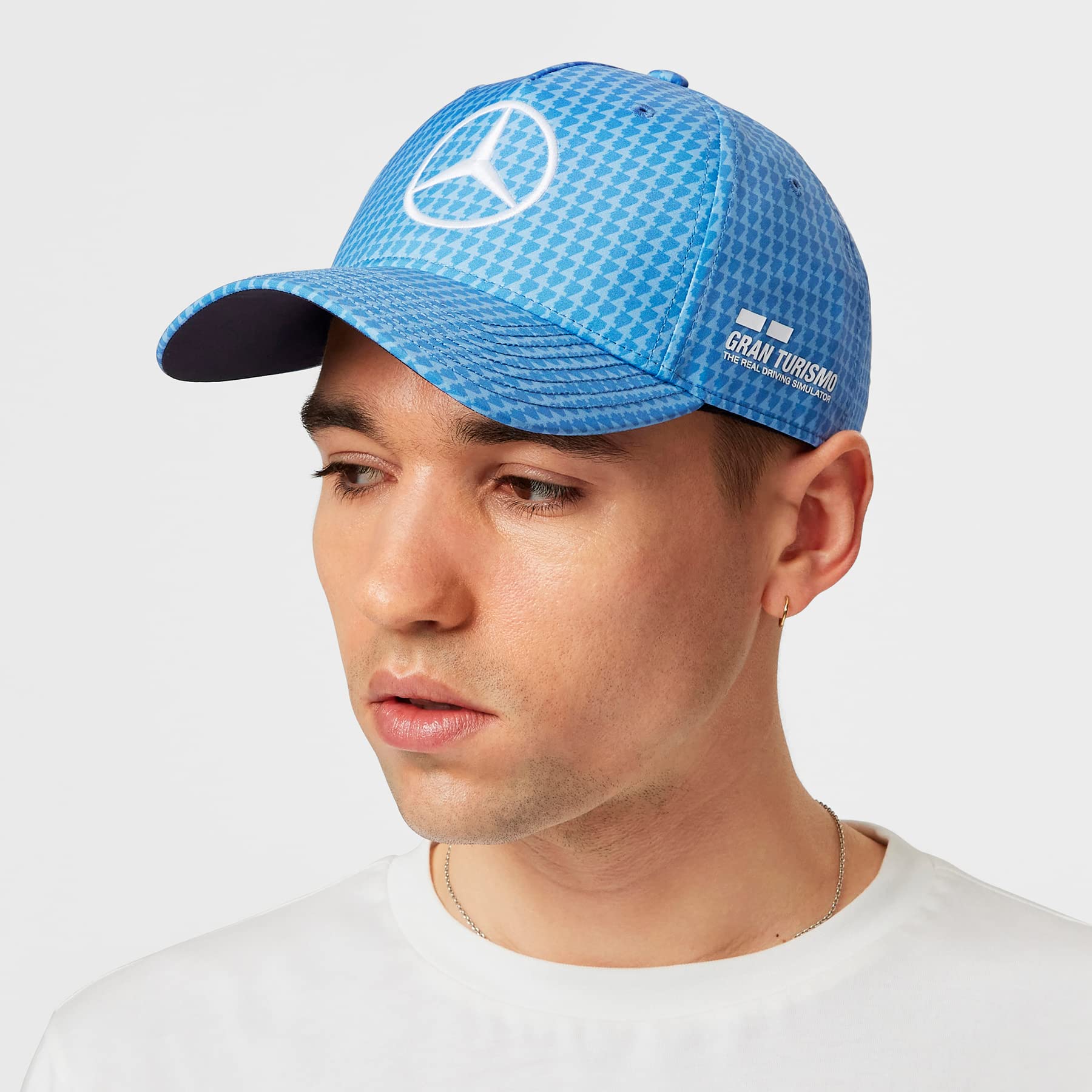 Mercedes Amg Petronas Formula One Team - 2023 Lewis Hamilton Driver Hat - Denim Blue - Unisex - Size: One Size