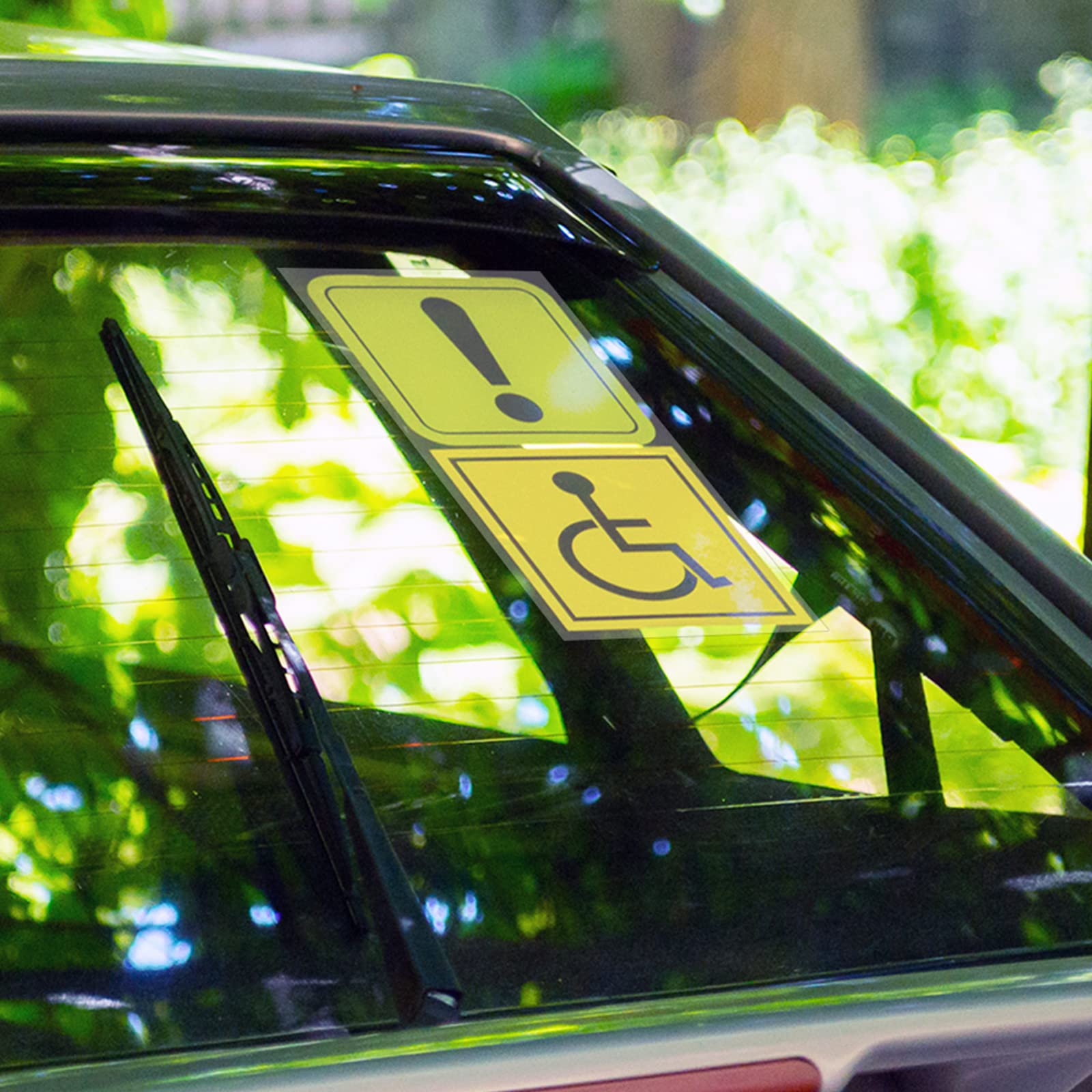 50 Pieces Clear Windshield Stickers Car Windshield Sticker Windshield Applicator Vinyl Cling Windshield Sticker For Parking Perm