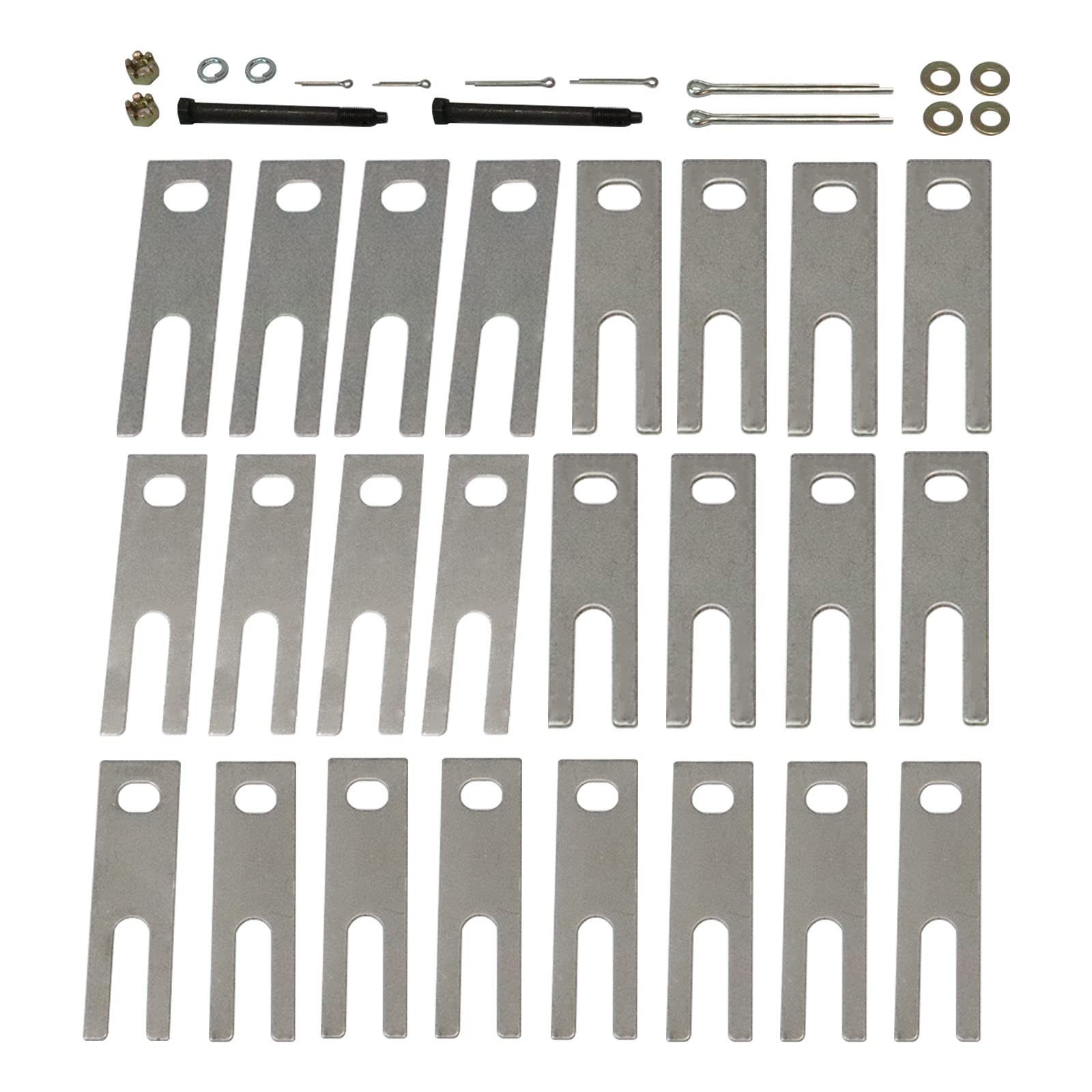 Stainless Steel Trailing Arm Shim Kit With Hardware Compatible With 1963-1982 Chevy Corvette (Never Rust.)