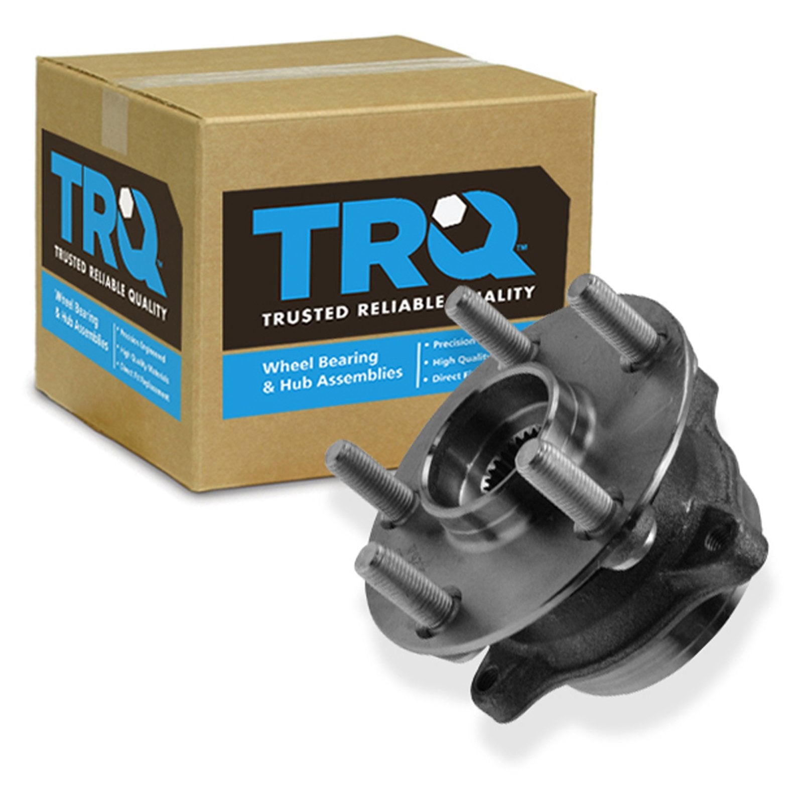 Trq Front Left Right Wheel Hub Bearing Assembly Driver Passenger Side Compatible With 2011-2017 Lexus Ct200H 2010-2015 Toyota Pr
