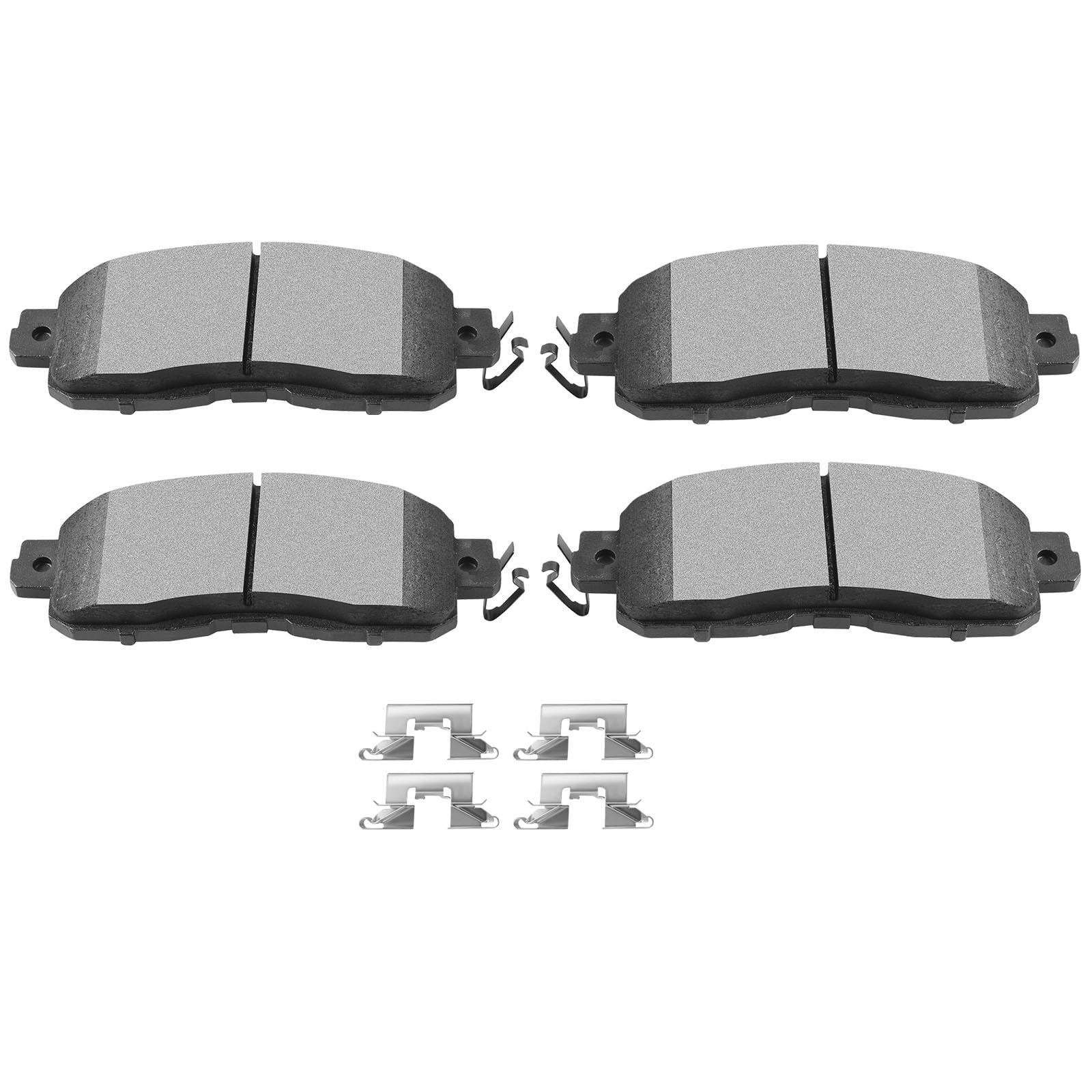 Scitoo Ceramic Brake Pads, 4Pcs Front Brake Pads Brakes Kits Fit For 2013-2019 For Nissan Altima,2014-2018 For Nissan Leaf