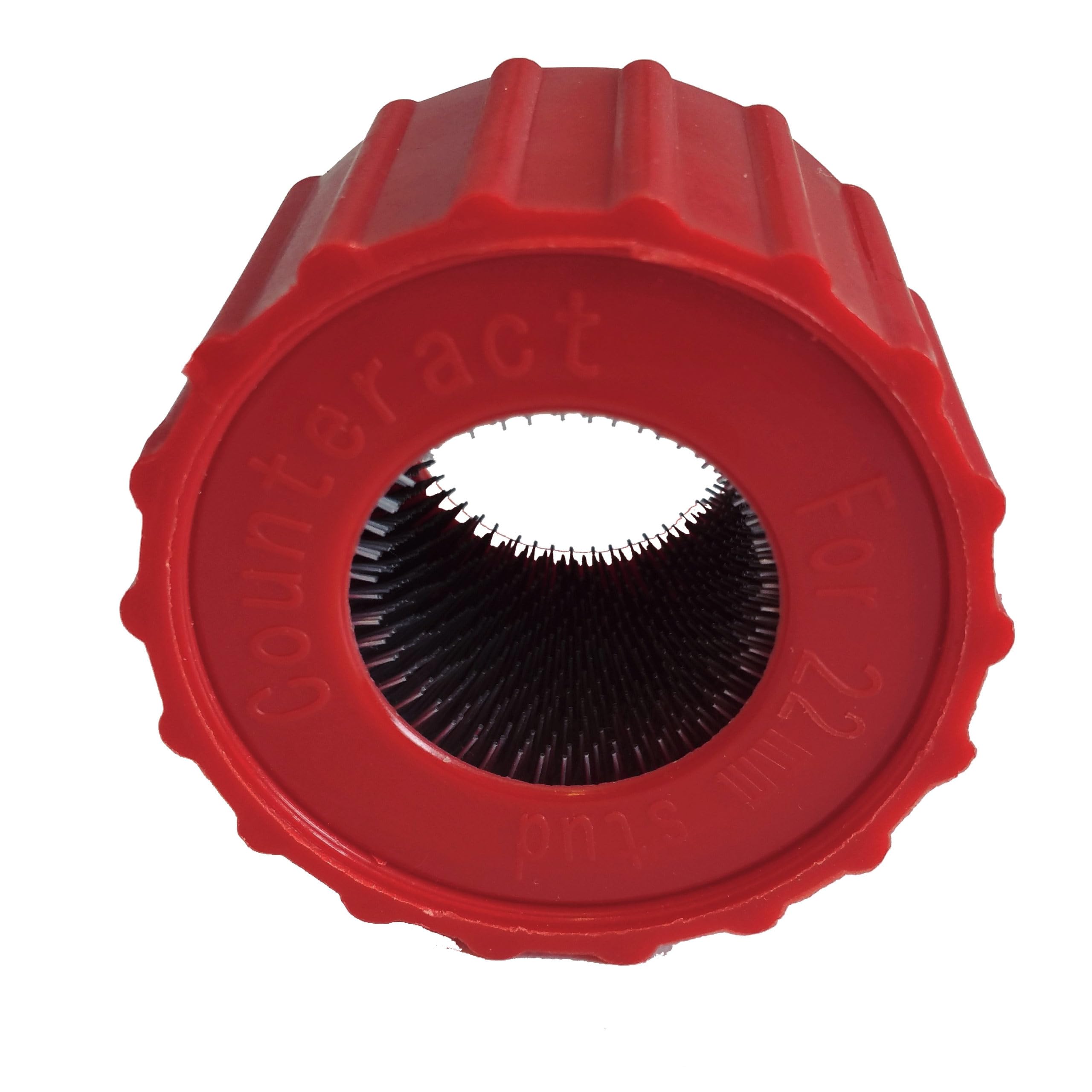 Counteract SBR22 22mm Wheel and Hub Stud Cleaning Tool Inserts for SBCT22, Cleans Surface Rust, Corrosion, Debris on Commercial 