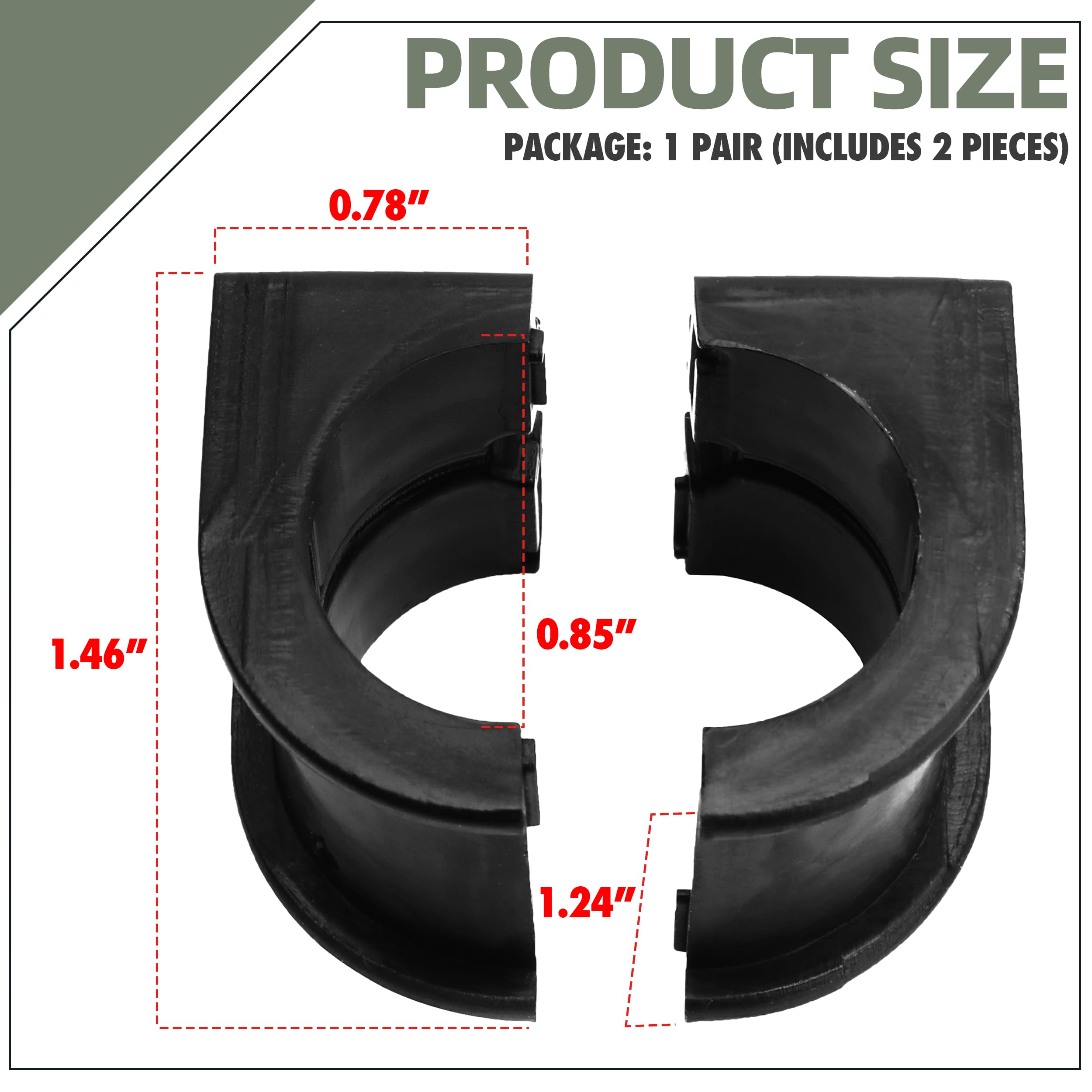 Tongass Aftermarket Replacement Parts For Polaris Sportsman Upper Steering Stem Bushing For Polaris Sportsman 300, 400, 500, 600