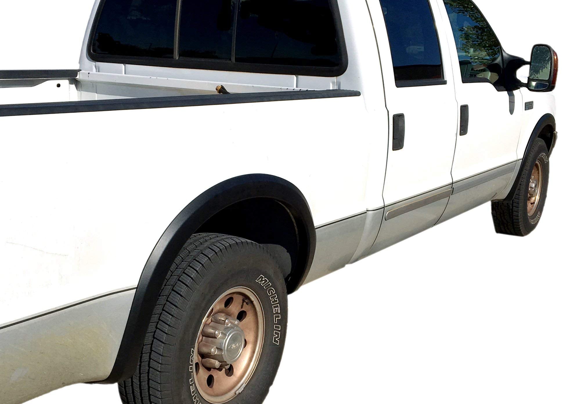 Monkey Autosports Fender Flares Set of 4 for 1999-2007 Ford F250/F350, Black, OE Design, Fits Front & Rear, Excludes Dually Models
