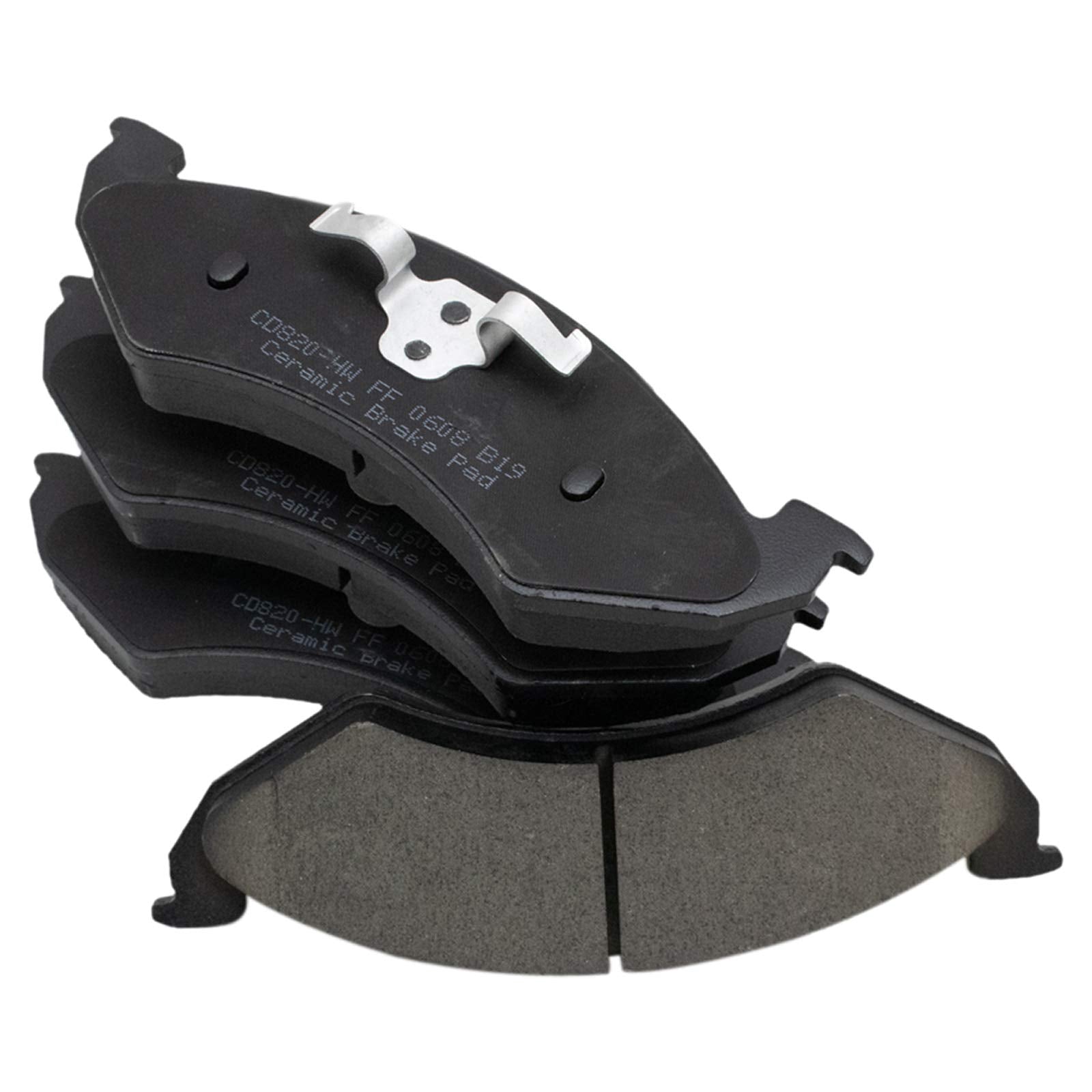 TRQ Front Brake Pads Ceramic Compatible with 2000-2002 Dodge Dakota Durango