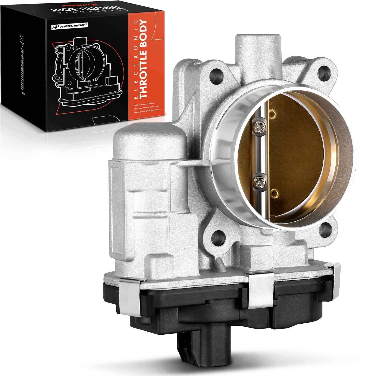 A-Premium Electronic Throttle Body Compatible With Chevy, Gmc, Buick, Pontiac & Saturn Models - 2.4L L4 Engine - Malibu, Equinox, Hhr, Terrain, Lacrosse, Regal, G6-2008-2011 - Replaces 12631186