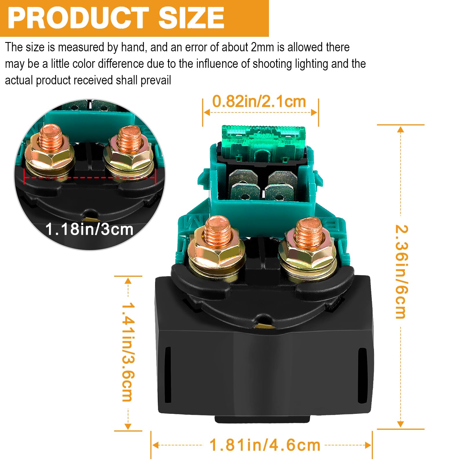 Starter Solenoid Relay Compatible With Kawasaki Bayou 220 250 Ninja 1000 600 For Honda Shadow 600 Cb750 Cb400 Cb650 Cb900 Crf150