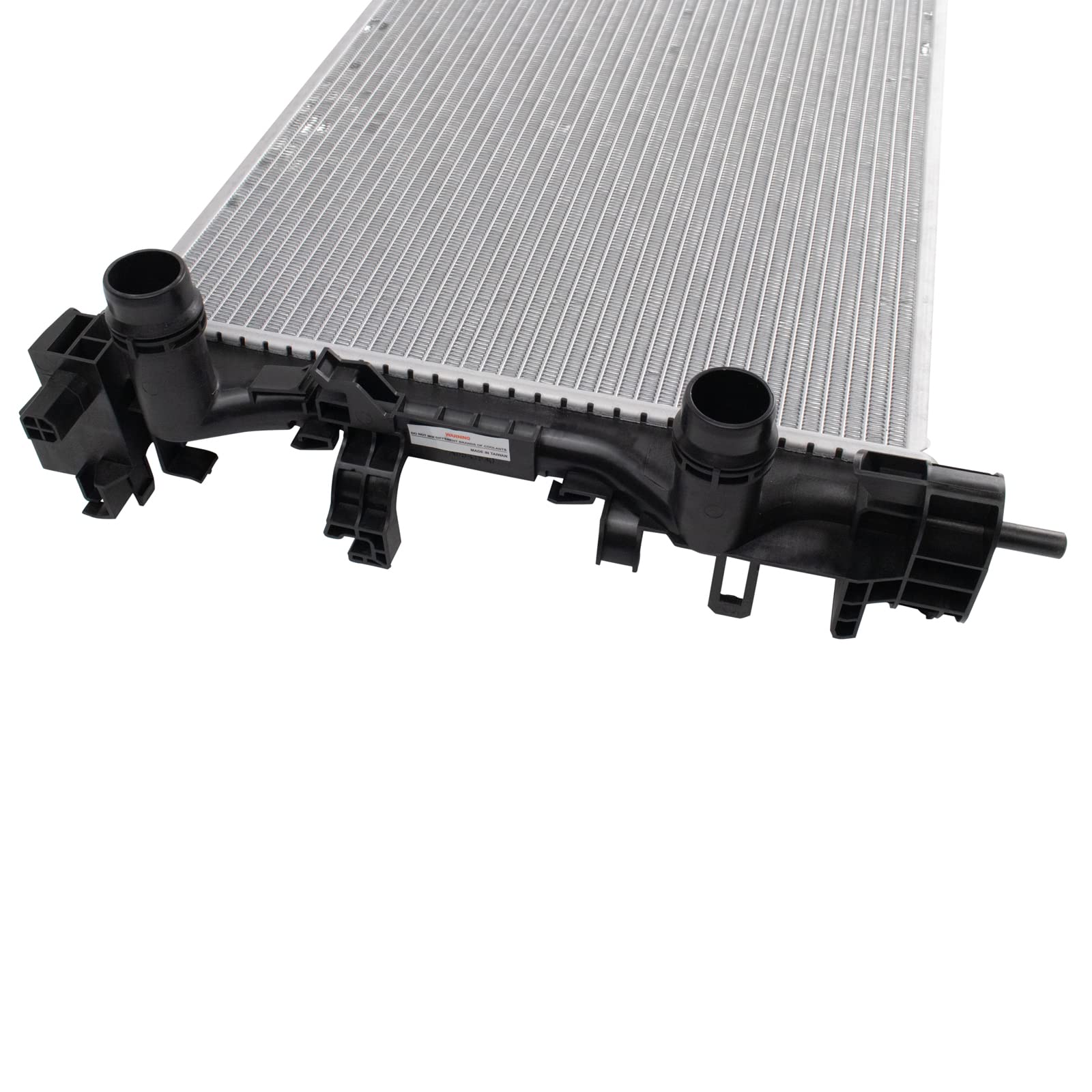 Trq Radiator Assembly Aluminum Core Compatible With 16-18 Fiat 500X 15-21 Jeep Renegade Ram Promaster City Cu13533