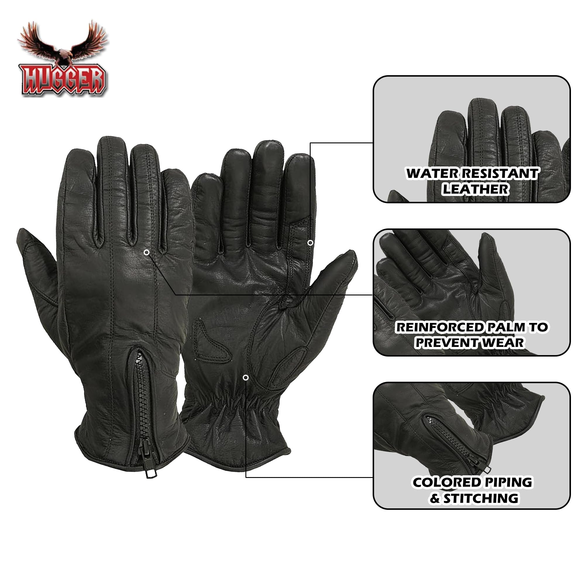 Ladies Bike Matchers Glove (Medium, Black)
