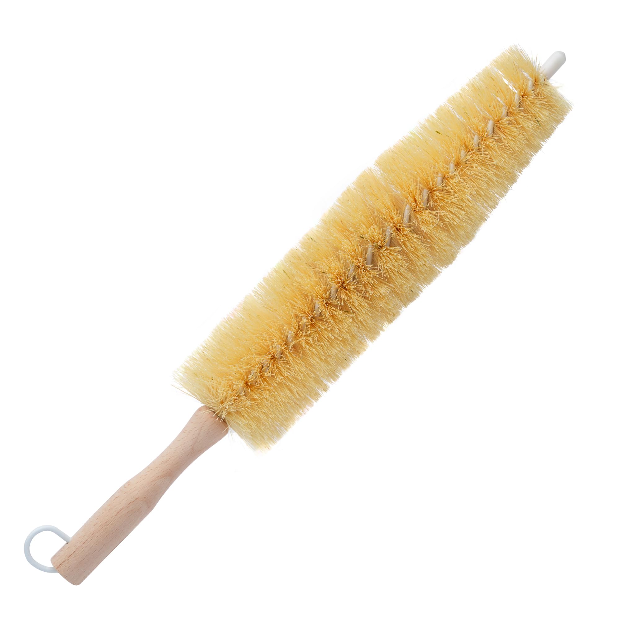 Nanoskin Ultra-Reach 17-Inch Professional Car Detailing Brush For Spokes, Wheels, Engines - Long Handle, Flexible Bristles, Scra