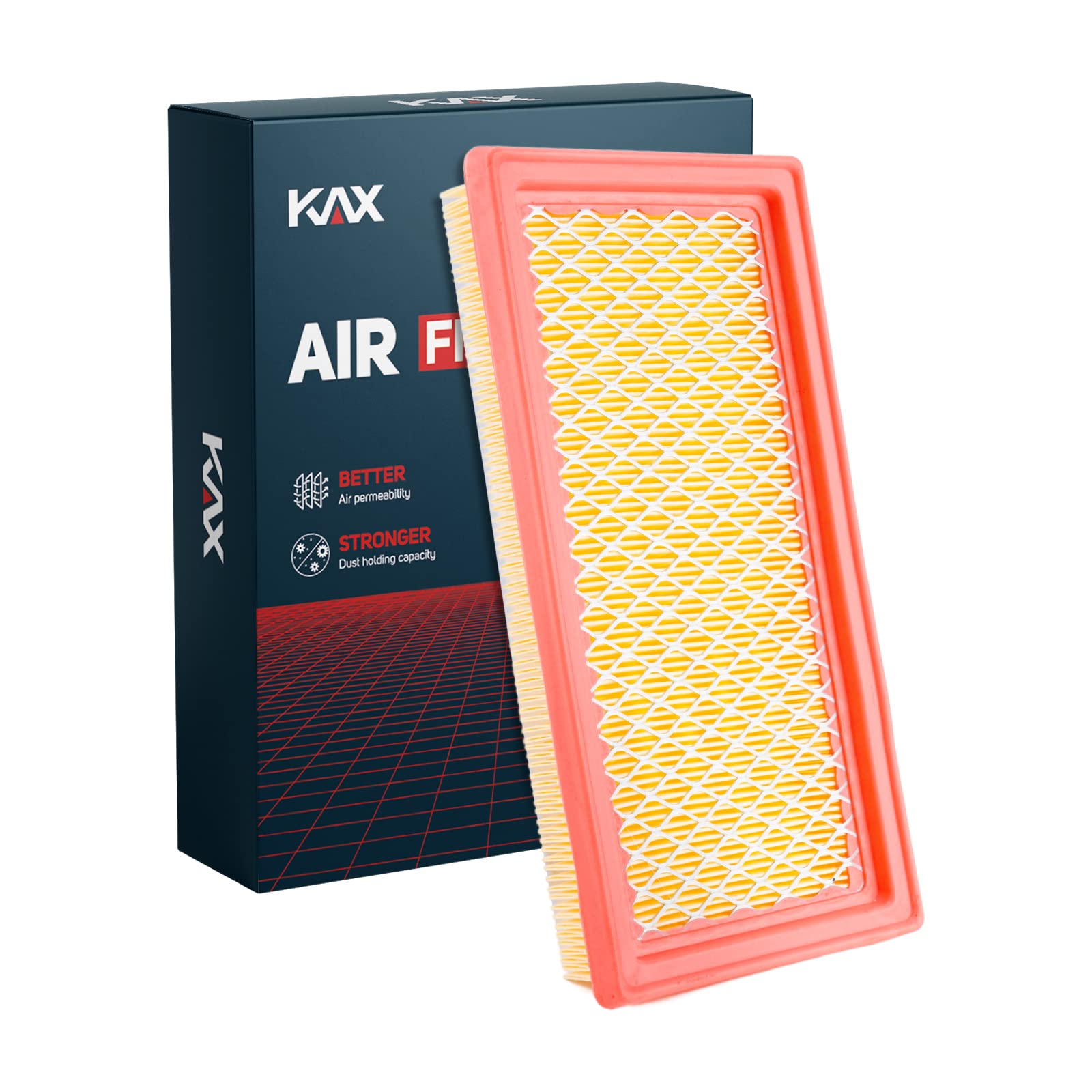 Kax Engine Air Filter, Ca11215 Replacement For Versa 2012-2019, Micra 2015-2019, Versa Note 2014-2019 Advanced Air Filter Media,