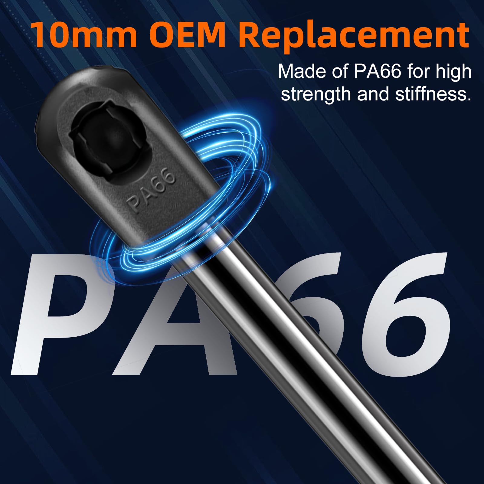 Euplokeer C16-08584 14In 60Lb/267N Gas Shock Strut Lift Support For Leer Are Camper Shell Window, Snugtop Truck Topper Cap Canop